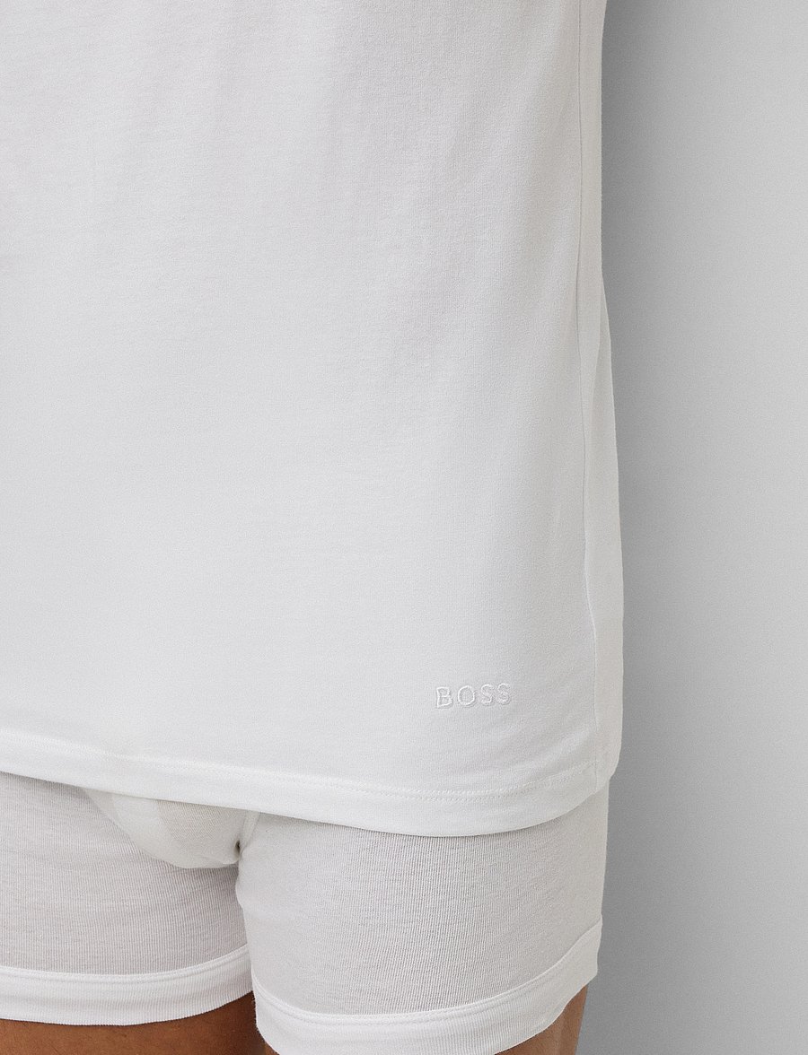BOSS - Tank Top 3P Classic - pyjama tops - white - 2