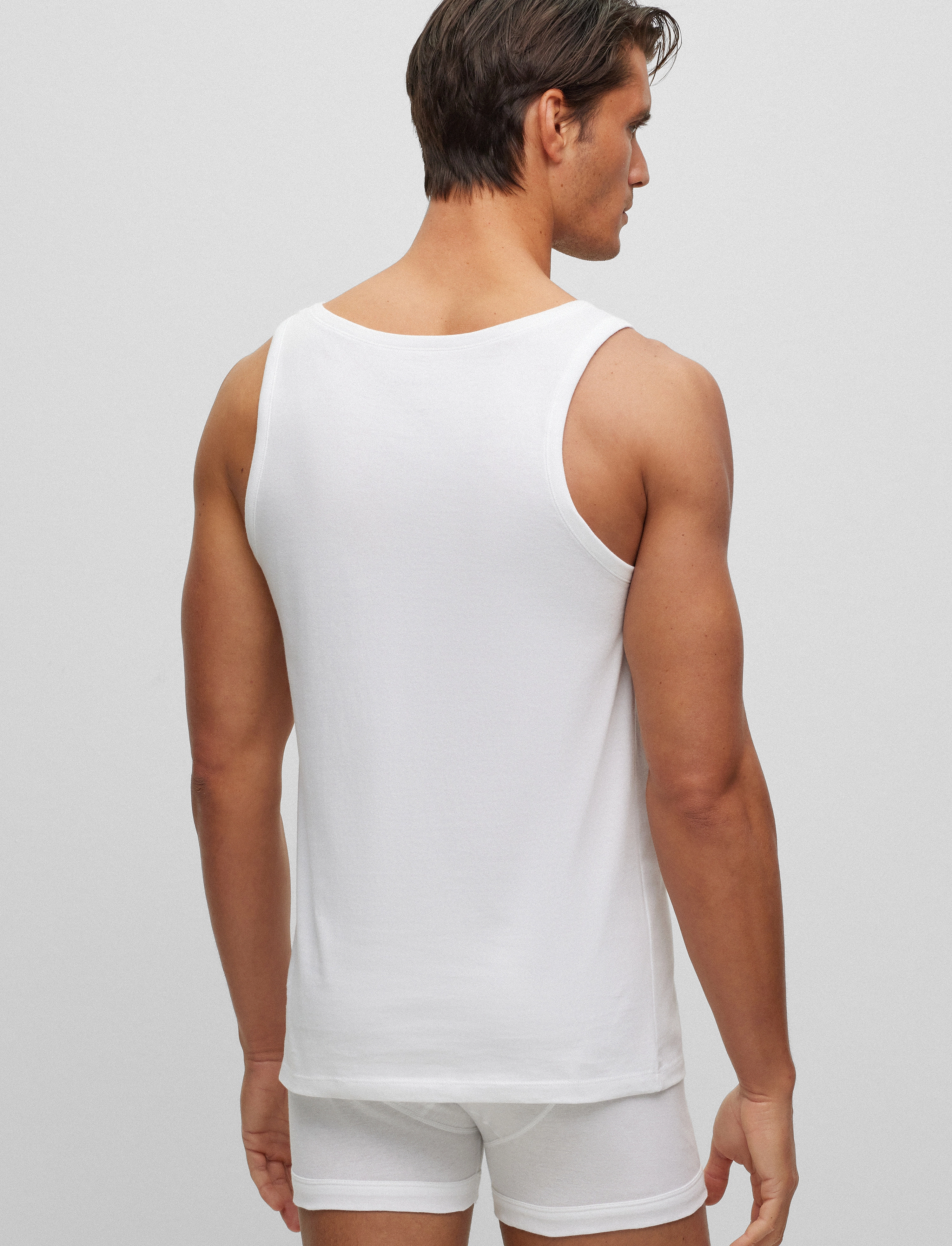 BOSS - Tank Top 3P Classic - pyjamasöverdelar - white - 3