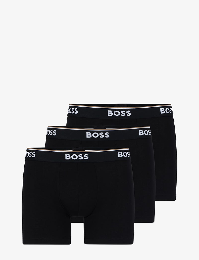 BOSS - BoxerBr 3P Power - multipack underbukser - black - 1