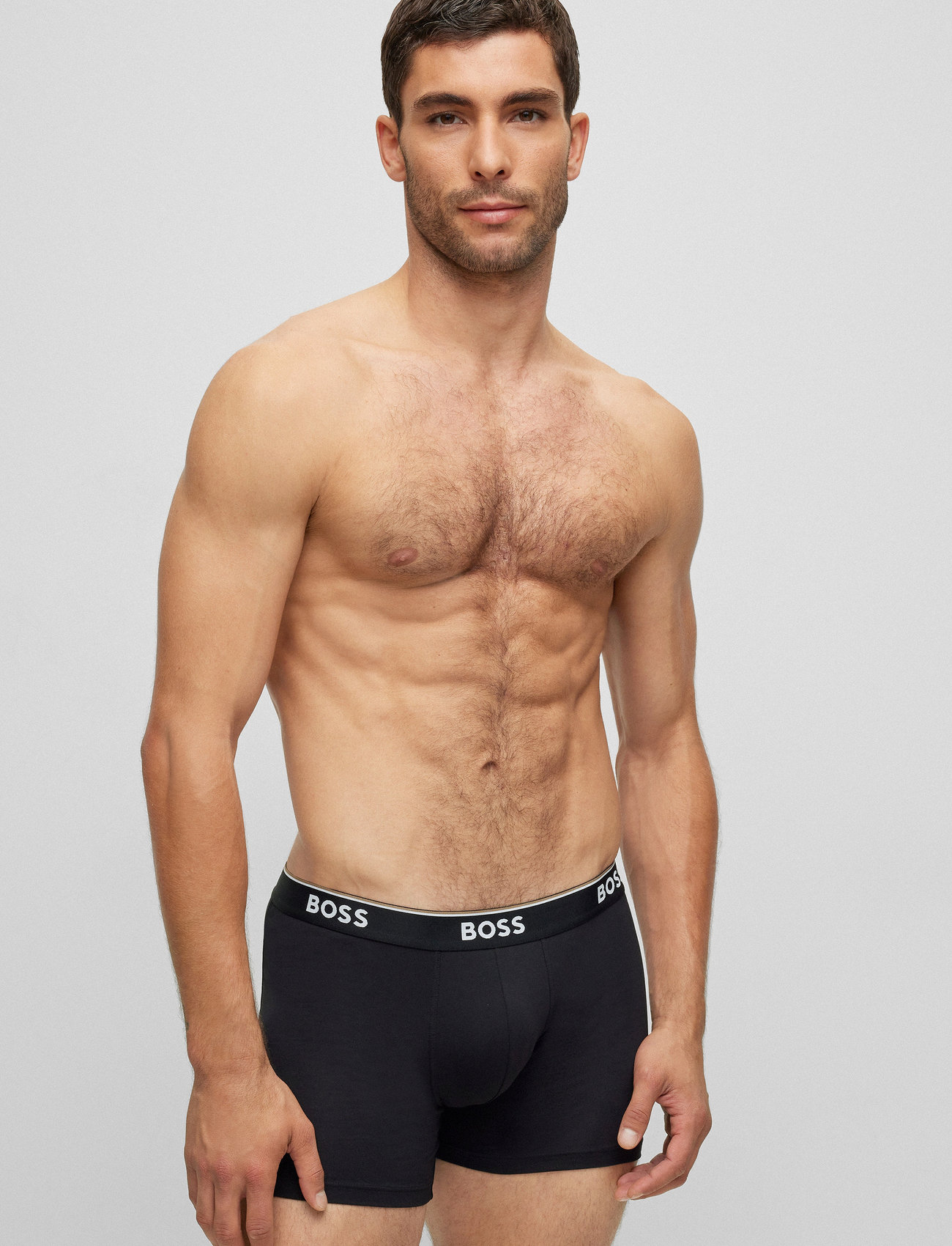 BOSS - BoxerBr 3P Power - multipack underbukser - black - 0