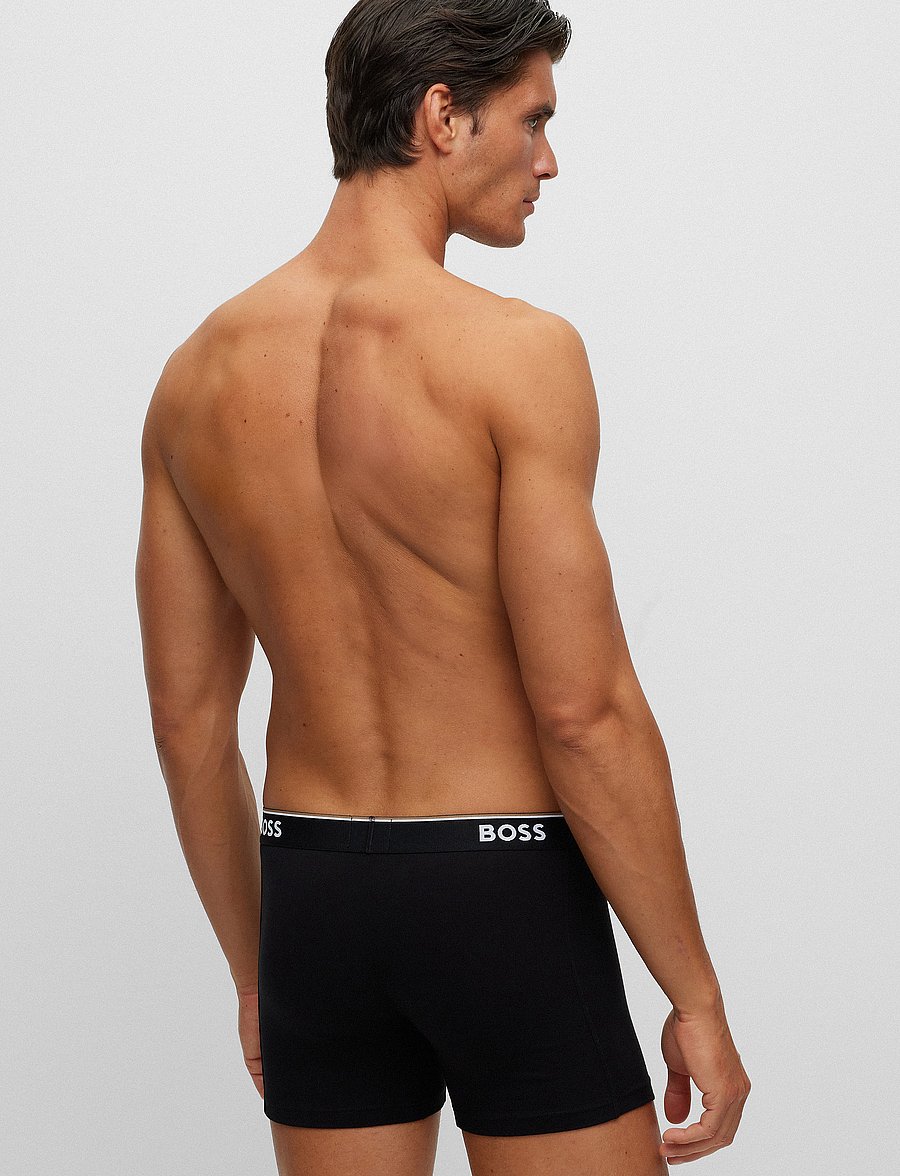 BOSS - BoxerBr 3P Power - unterhosen im multipack - black - 3