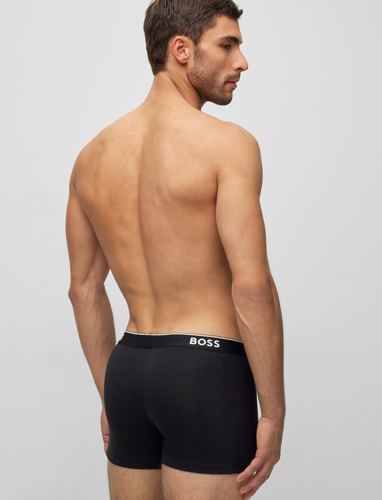 BOSS - BoxerBr 3P Power - multipack underbukser - black - 4