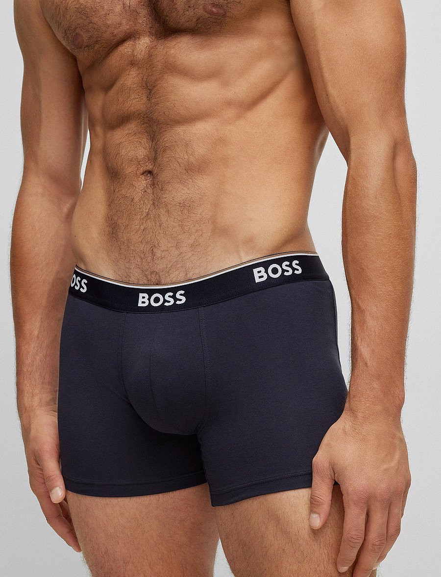 BOSS - BoxerBr 3P Power - unterhosen im multipack - open blue - 3