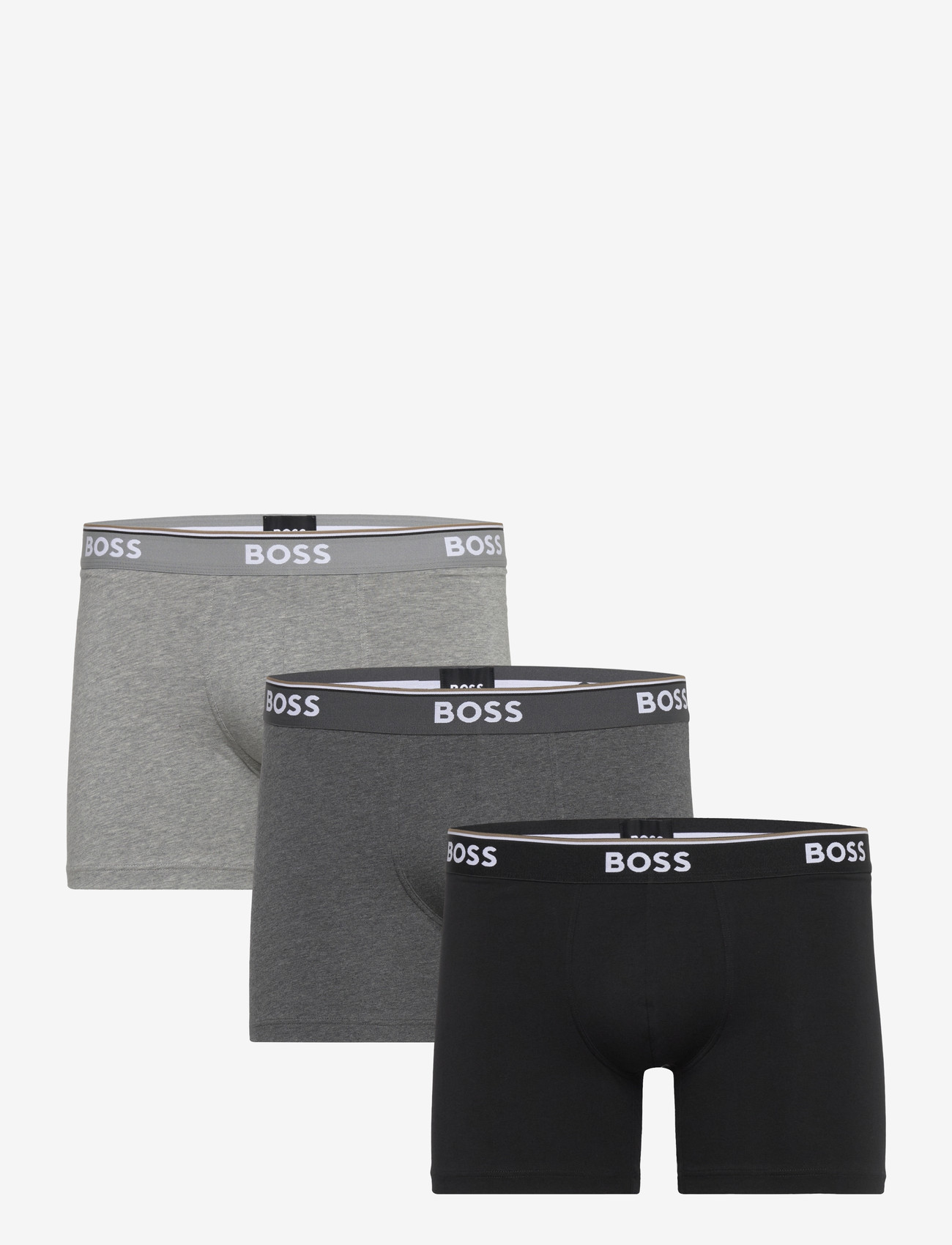 BOSS - BoxerBr 3P Power - laveste priser - open grey - 0