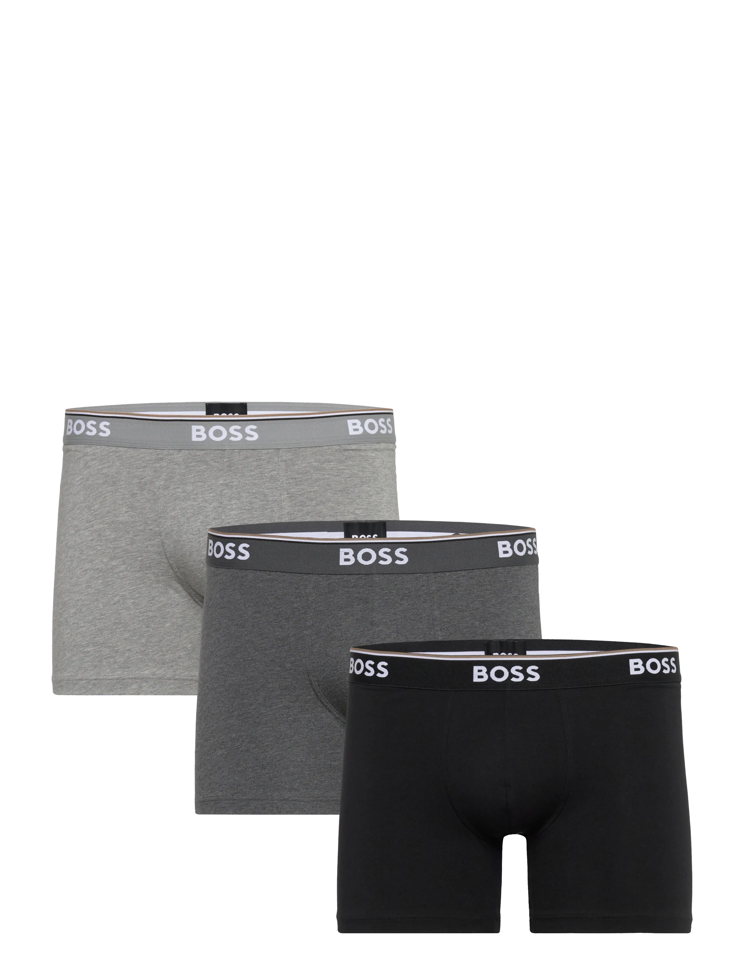 BOSS BoxerBr 3P Power - BOSS Black - OPEN GREY / multi