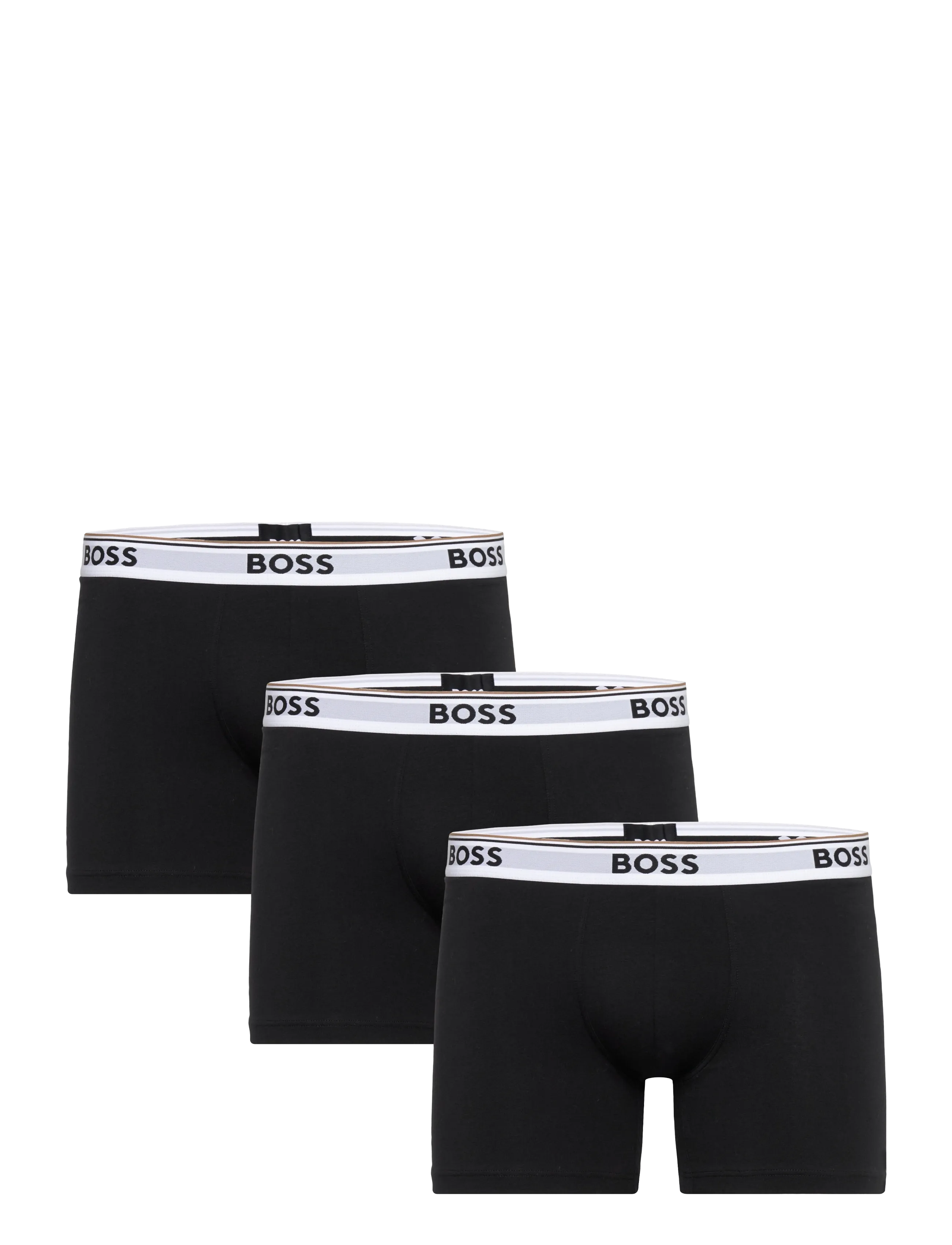 BOSS Boxerbr 3P Power, M, Underwear, Schwarz - Boxers, Männerswear