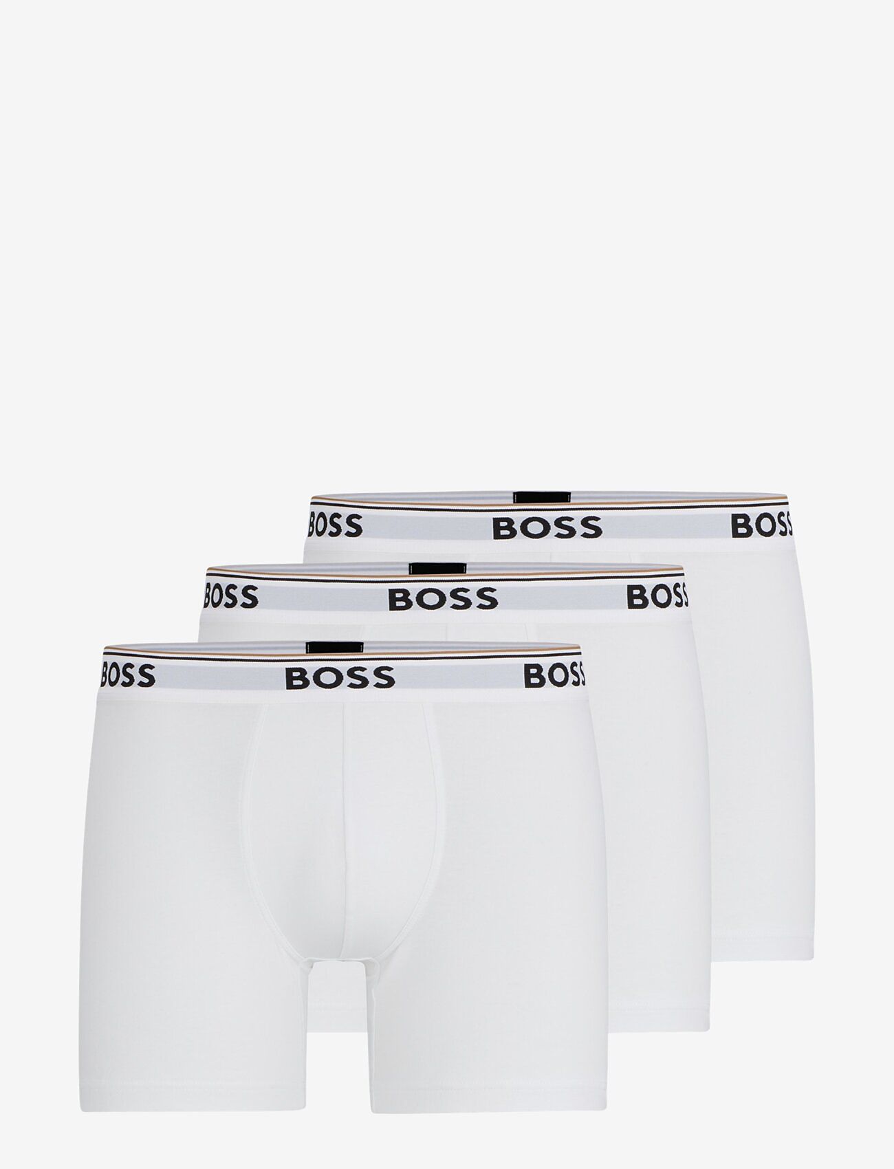 BOSS - BoxerBr 3P Power - multipack underbukser - white - 1