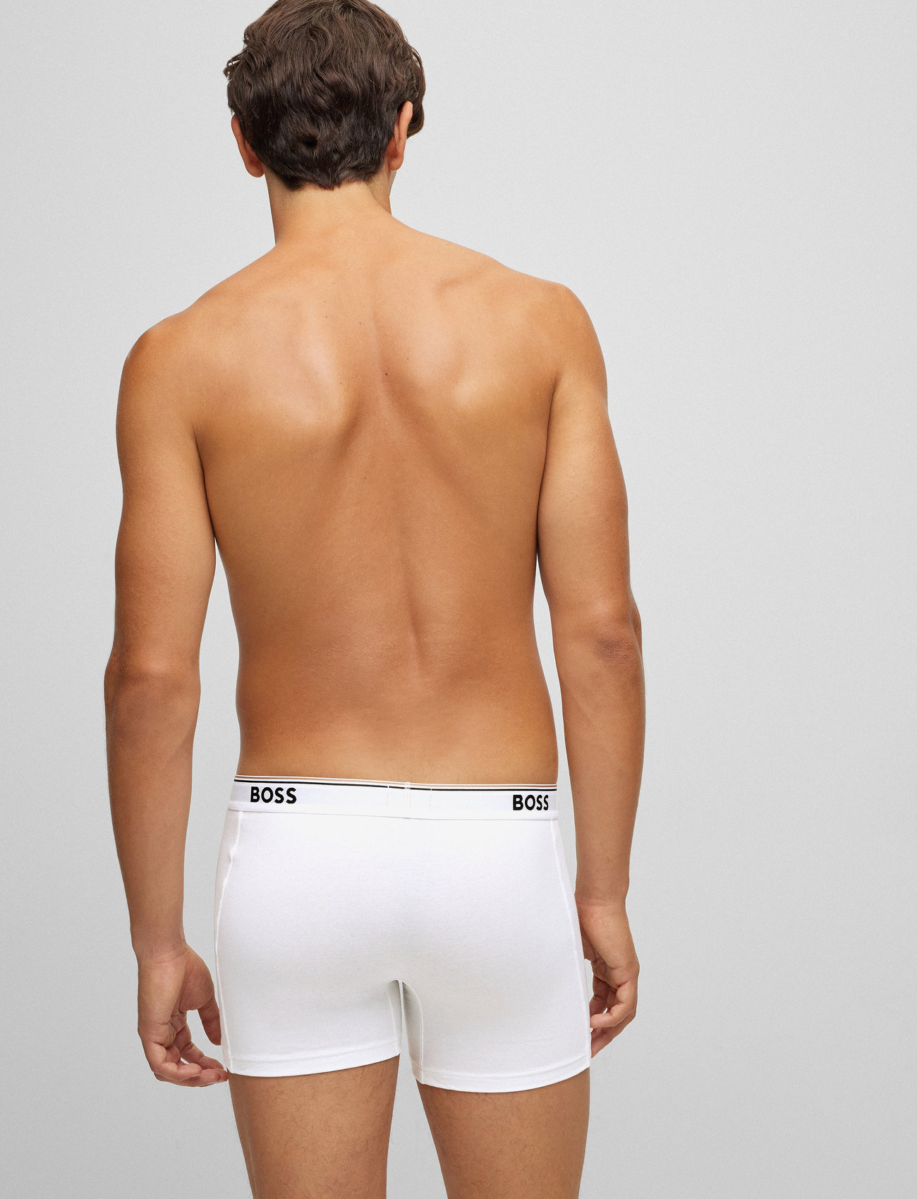 BOSS - BoxerBr 3P Power - multipack underbukser - white - 4