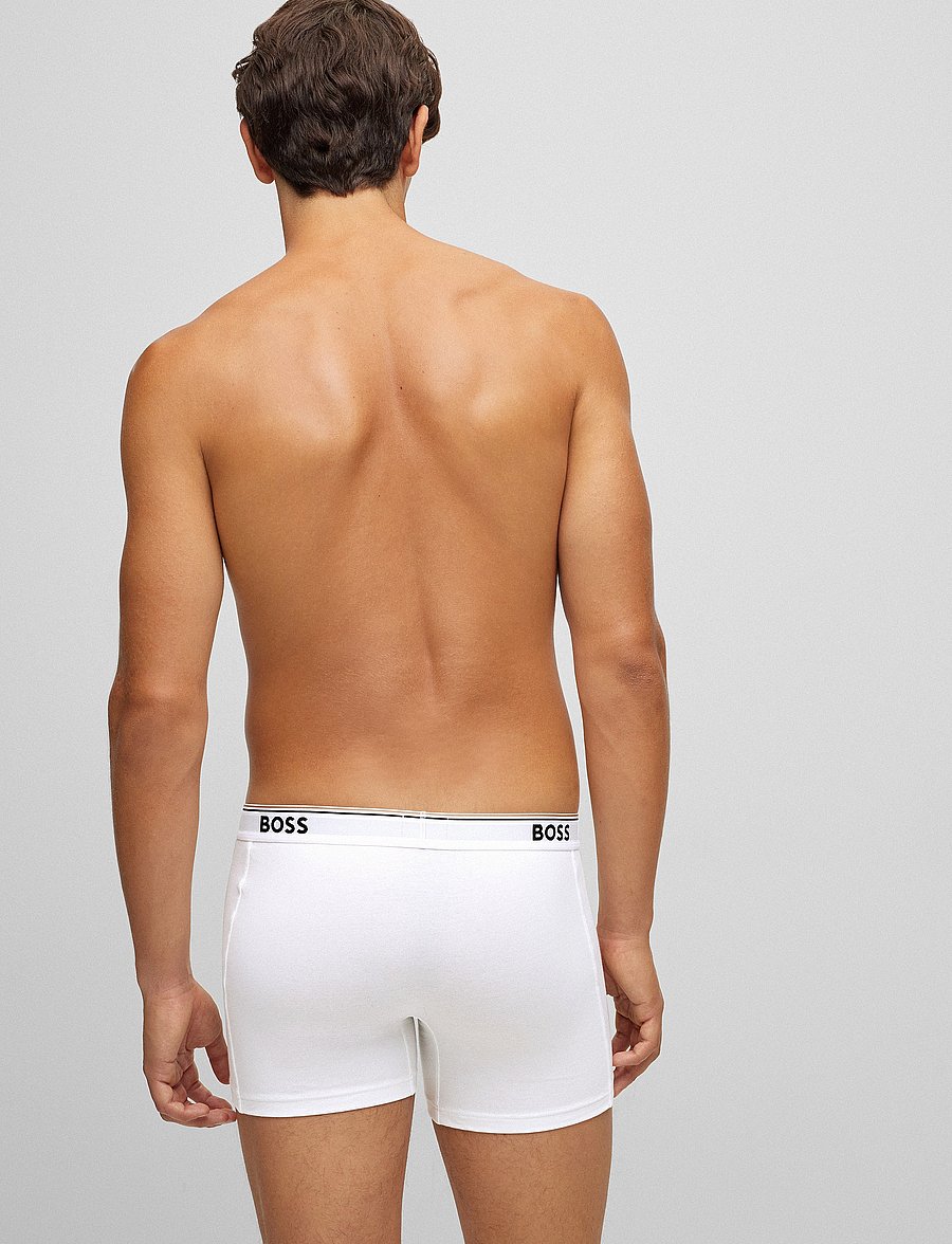BOSS - BoxerBr 3P Power - unterhosen im multipack - white - 4