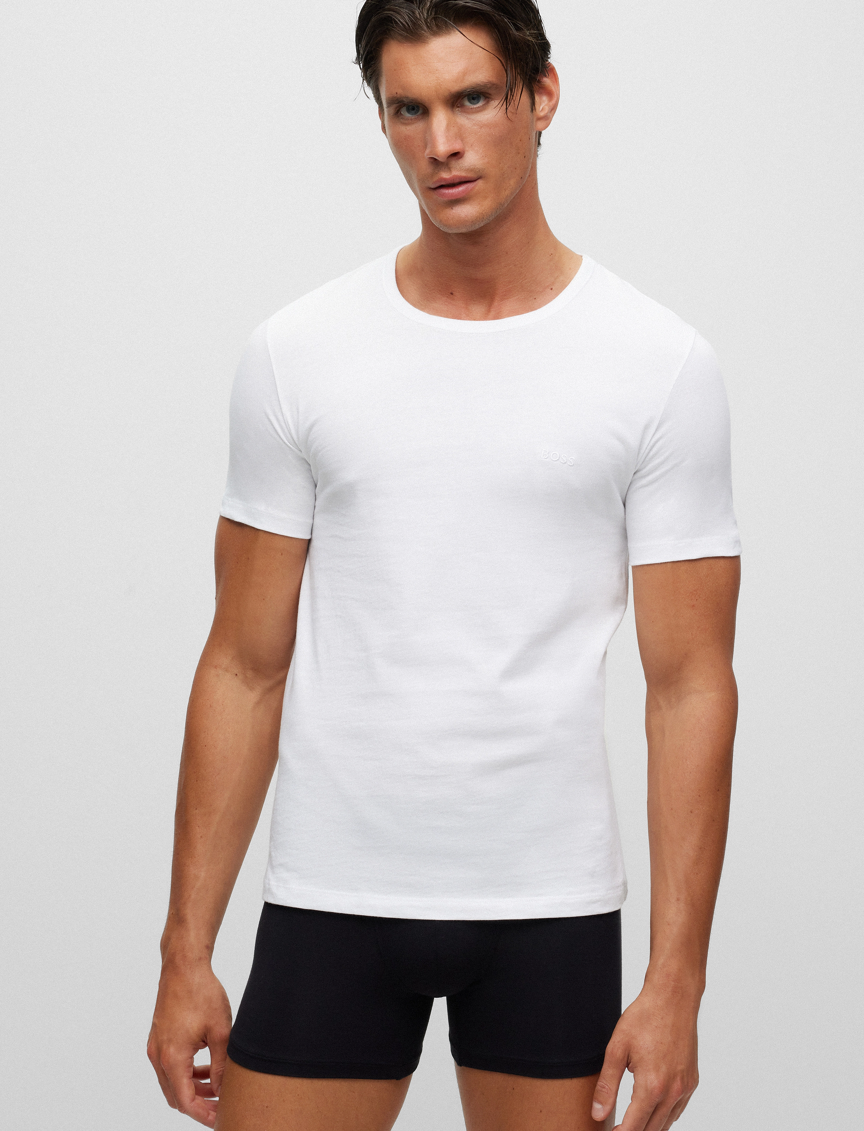 BOSS - TShirt RN 3P Classic - kortærmede t-shirts - assorted pre-pack - 2