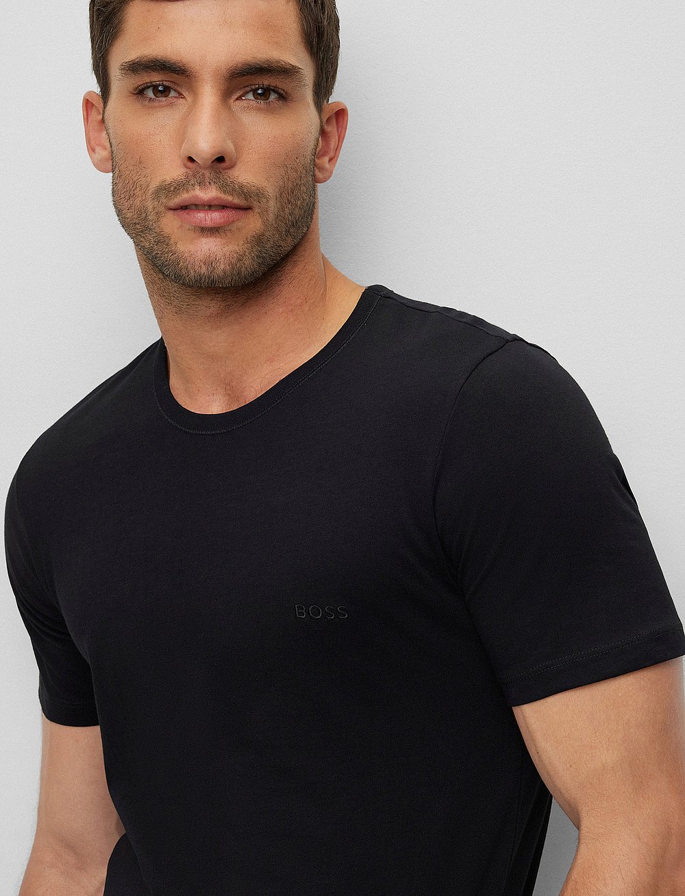 BOSS TShirtRN 3P Classic T-Shirt in Black, White & Navy I BOSS I Norton BOSS TShirtRN 3P Classic T-Shirt in Black, White & Navy I BOSS I Norton