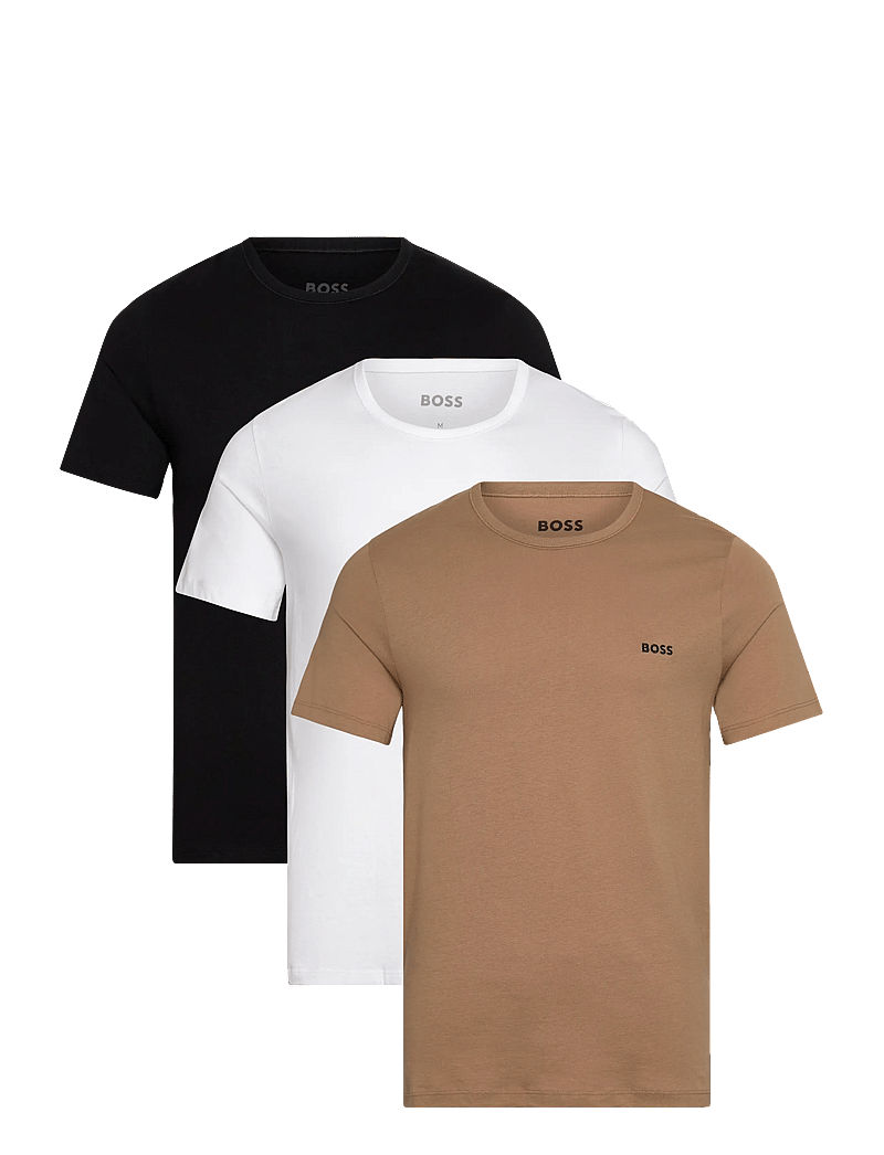 BOSS - TShirt RN 3P Classic - t-shirts im multipack - medium beige - 0