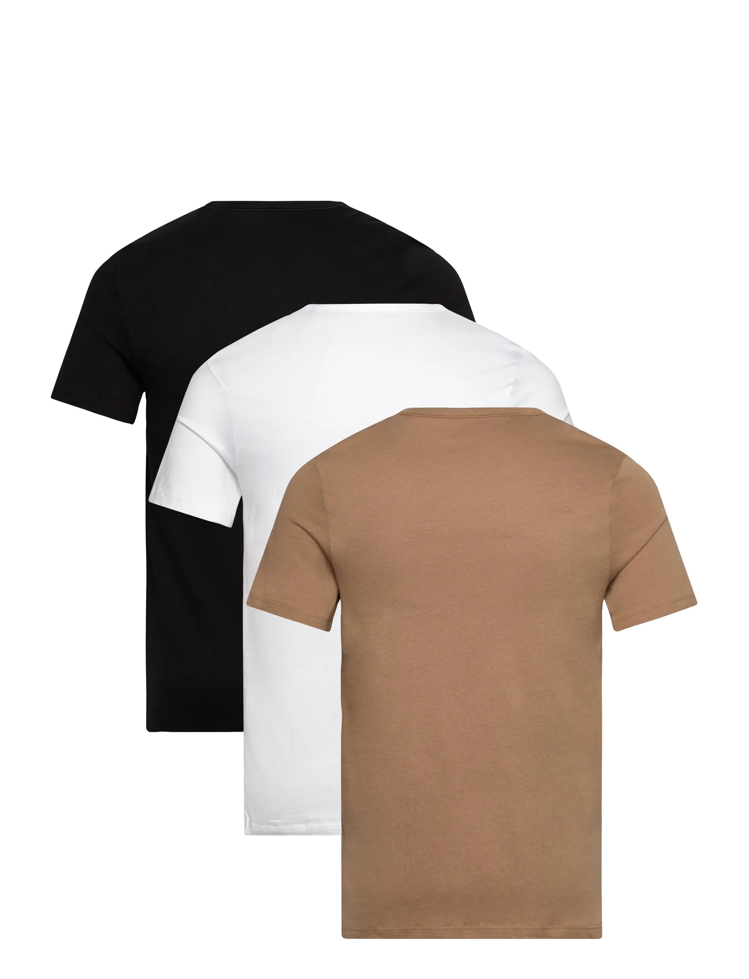 BOSS - TShirt RN 3P Classic - multipack t-skjorter - medium beige - 2