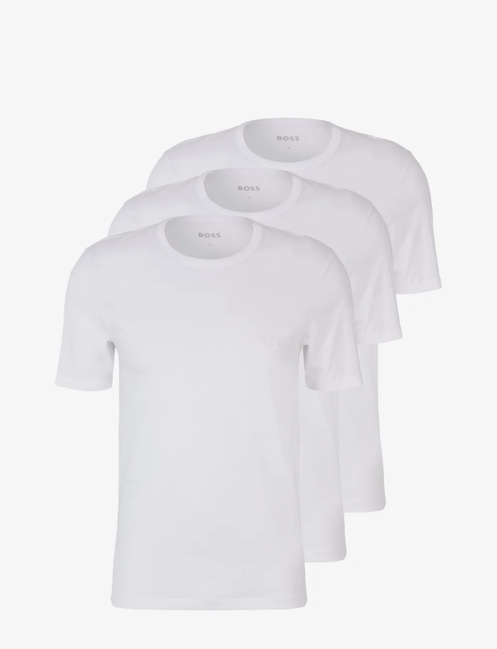 BOSS - TShirt RN 3P Classic - multipack t-shirts - white - 1