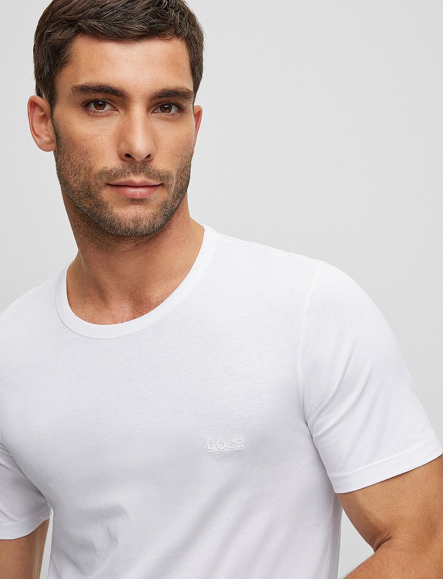 BOSS - TShirt RN 3P Classic - t-shirts im multipack - white - 4