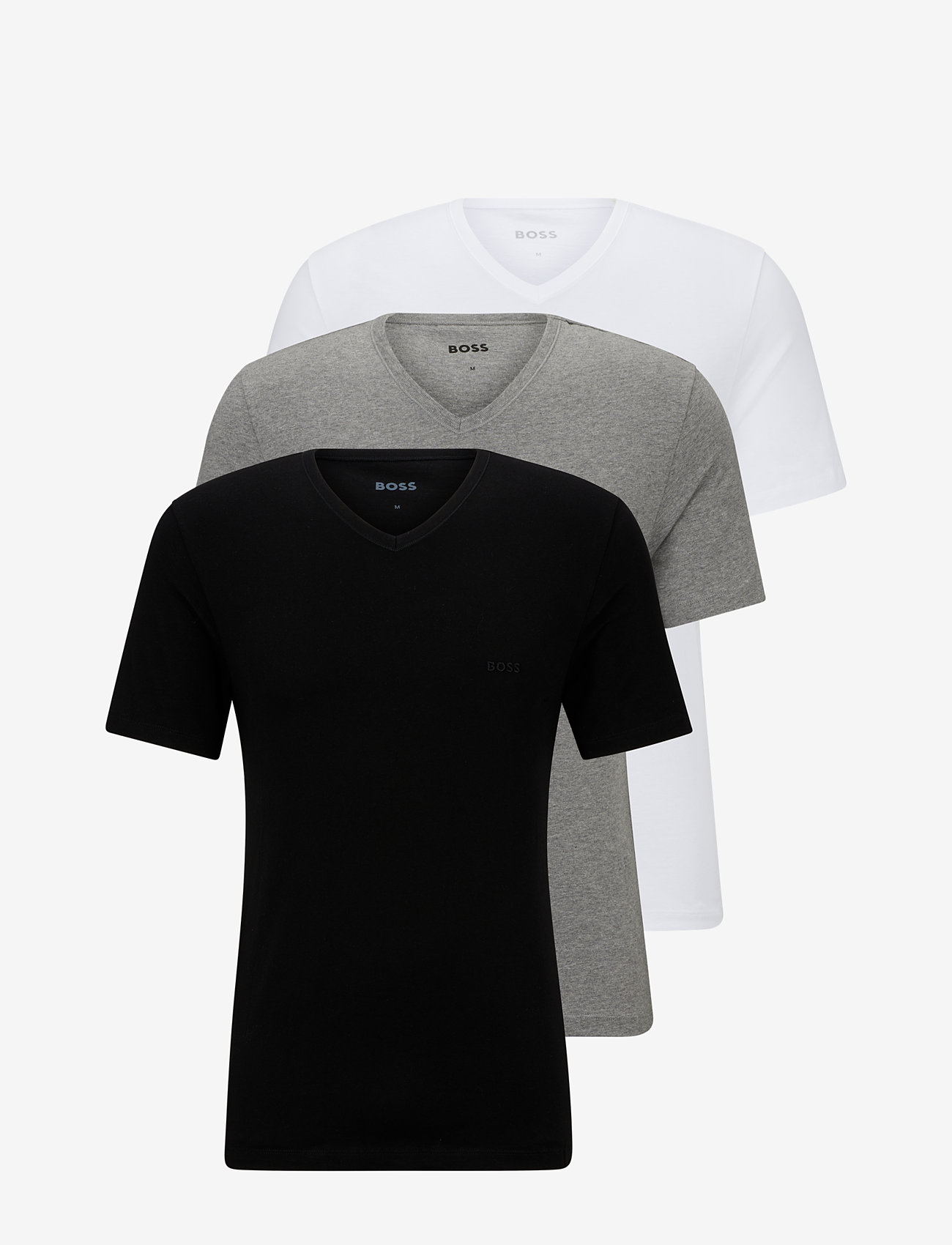 BOSS - TShirtVN 3P Classic - v-neck t-shirts - assorted pre-pack - 1