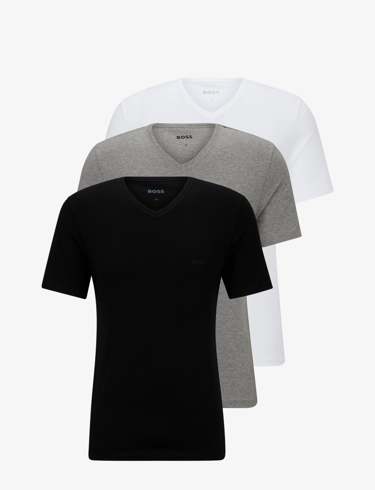 BOSS TShirtVN 3P Classic - Kleidung - ASSORTED PRE-PACK / black