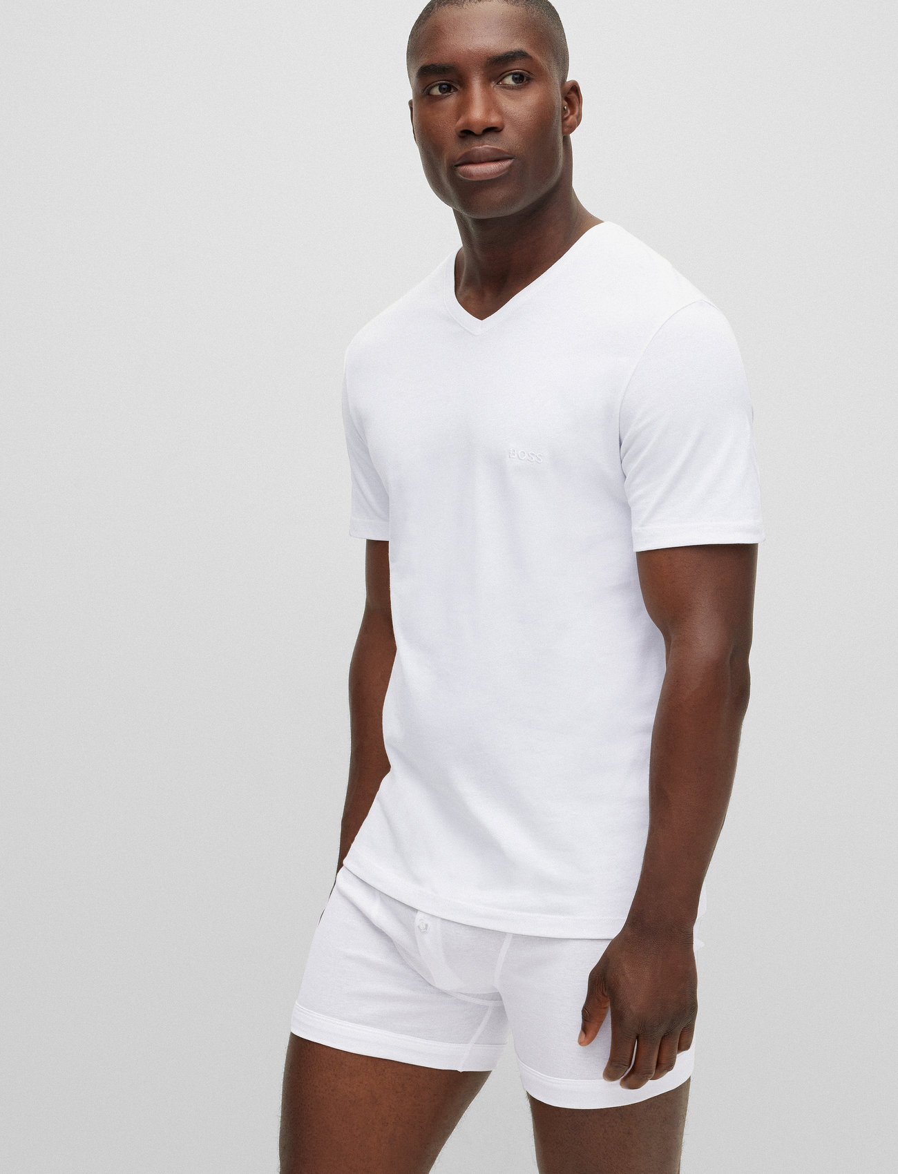 BOSS - TShirtVN 3P Classic - v-neck t-shirts - assorted pre-pack - 0