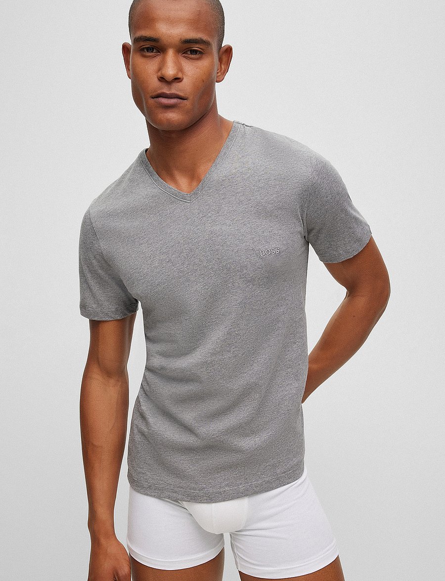 BOSS - TShirtVN 3P Classic - t-shirts mit v-ausschnitt - assorted pre-pack - 2