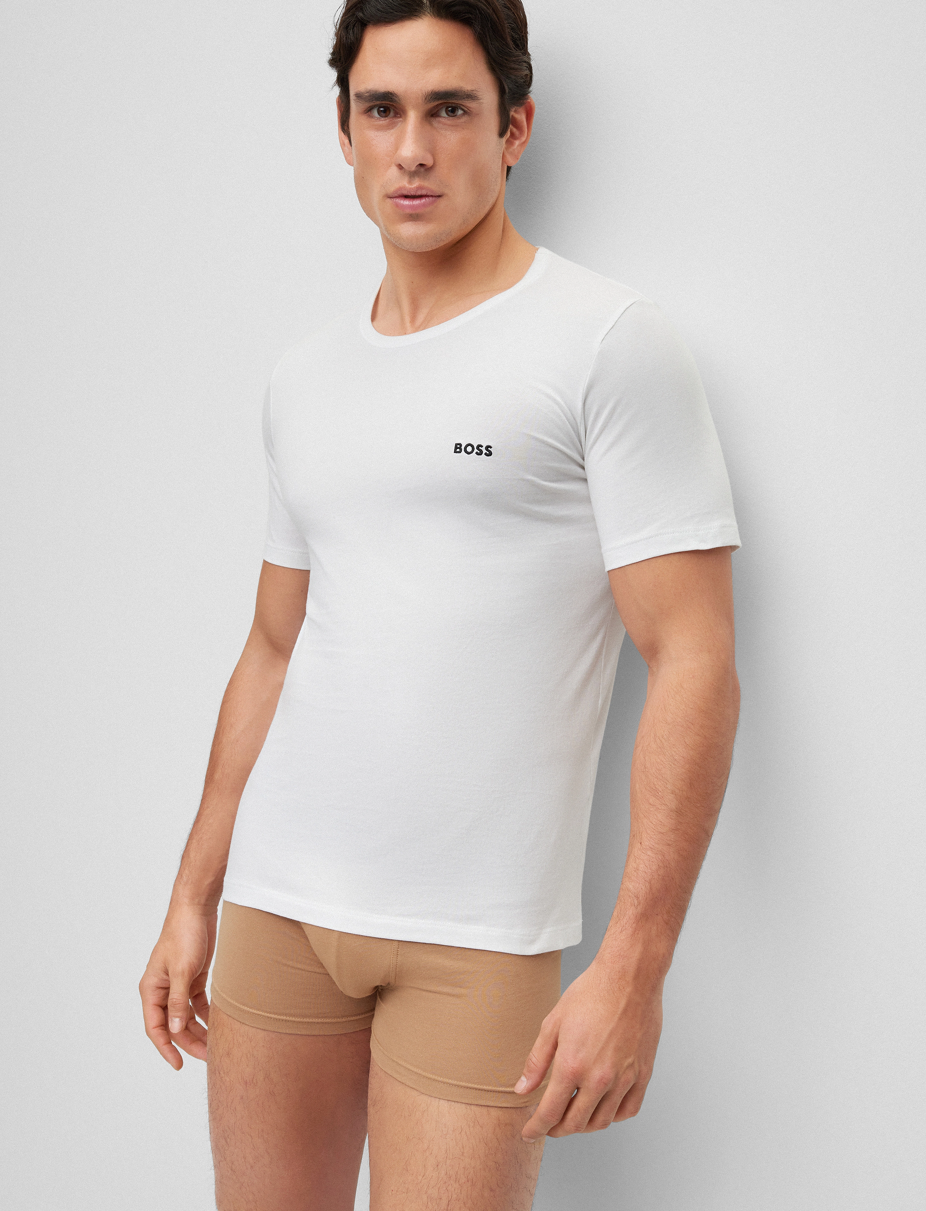 BOSS - TShirtRN 3P Classic - medium beige - 1