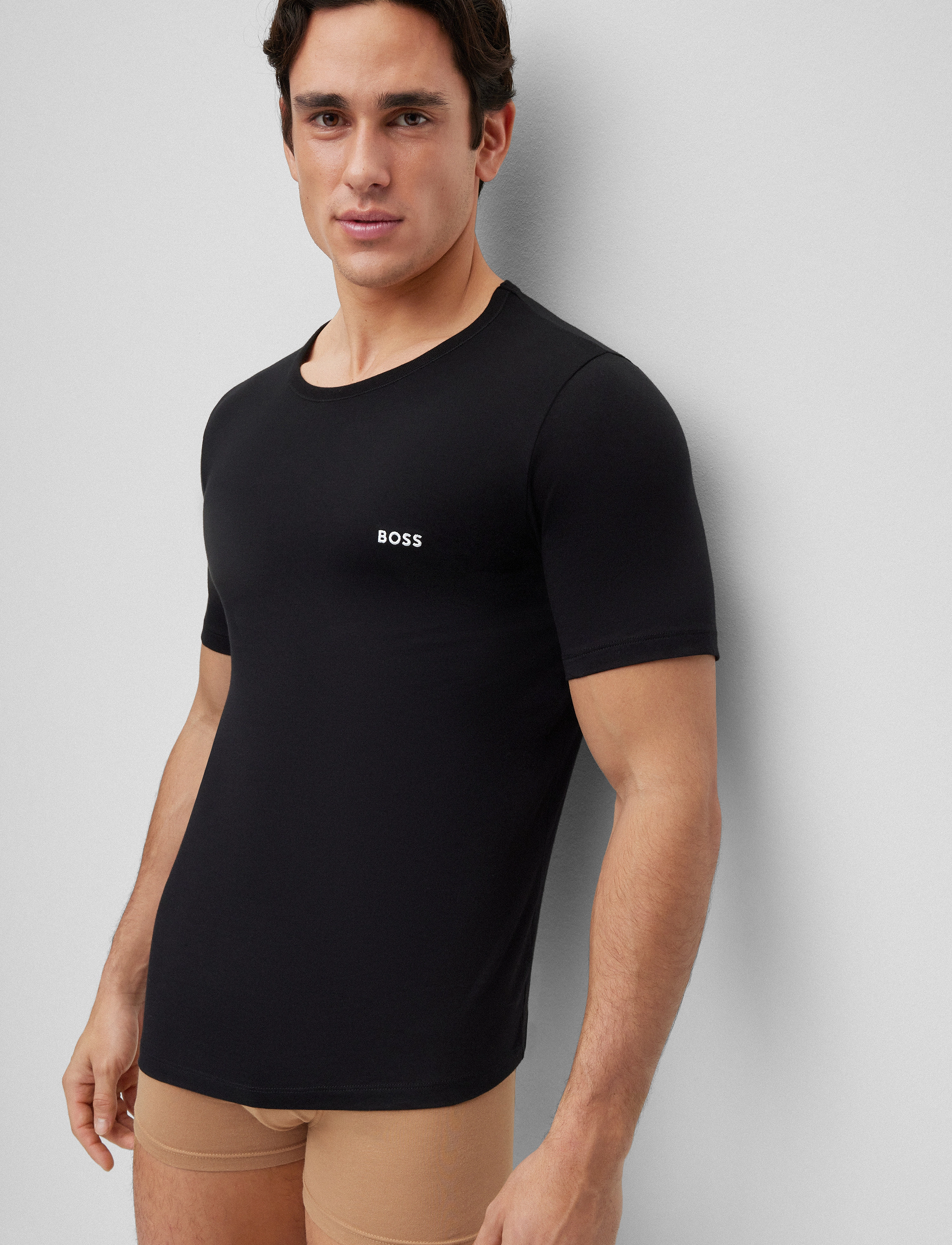 BOSS - TShirtRN 3P Classic - medium beige - 2
