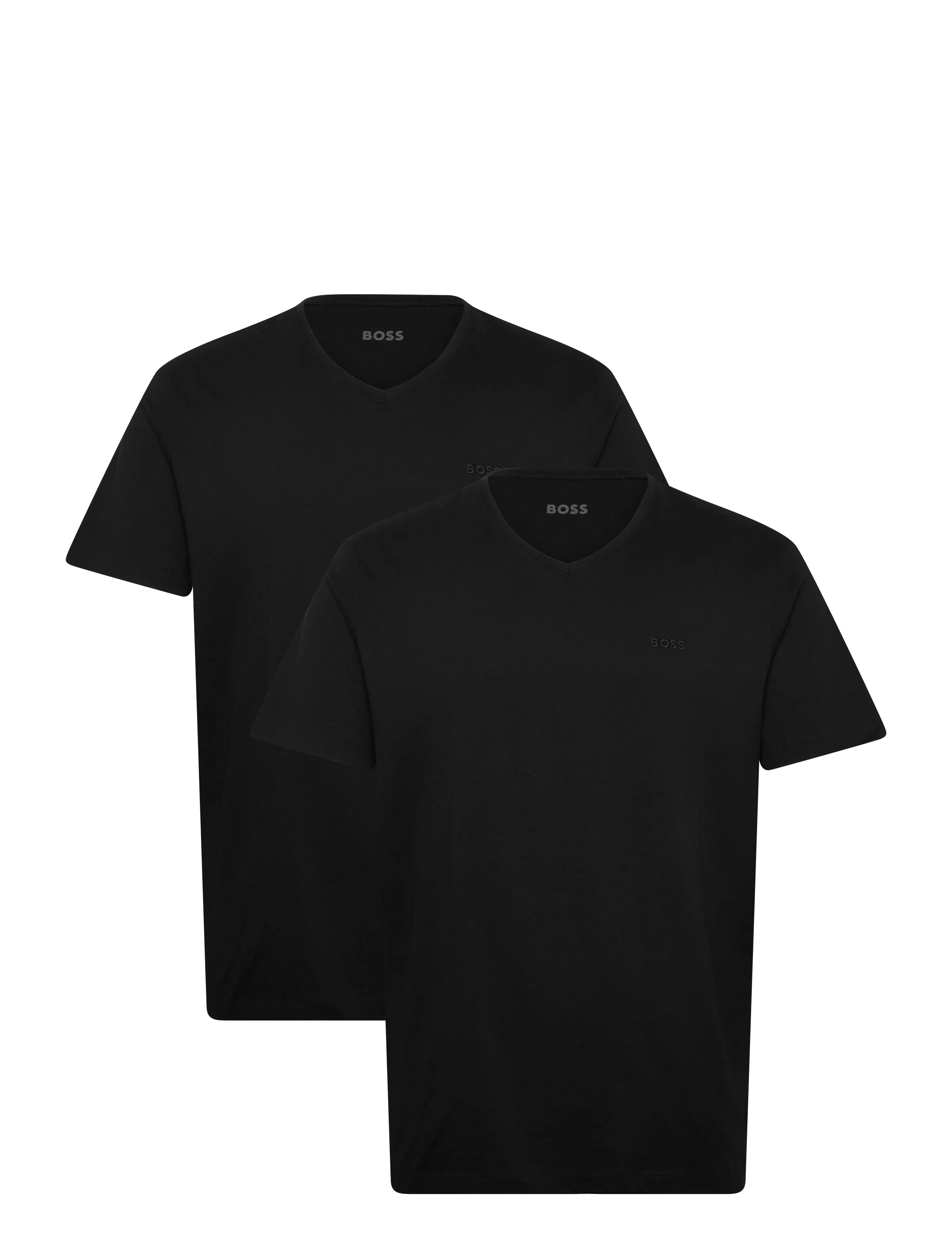 BOSS TShirtVN 2P Comfort - Pyjamaoberteil - BLACK / black