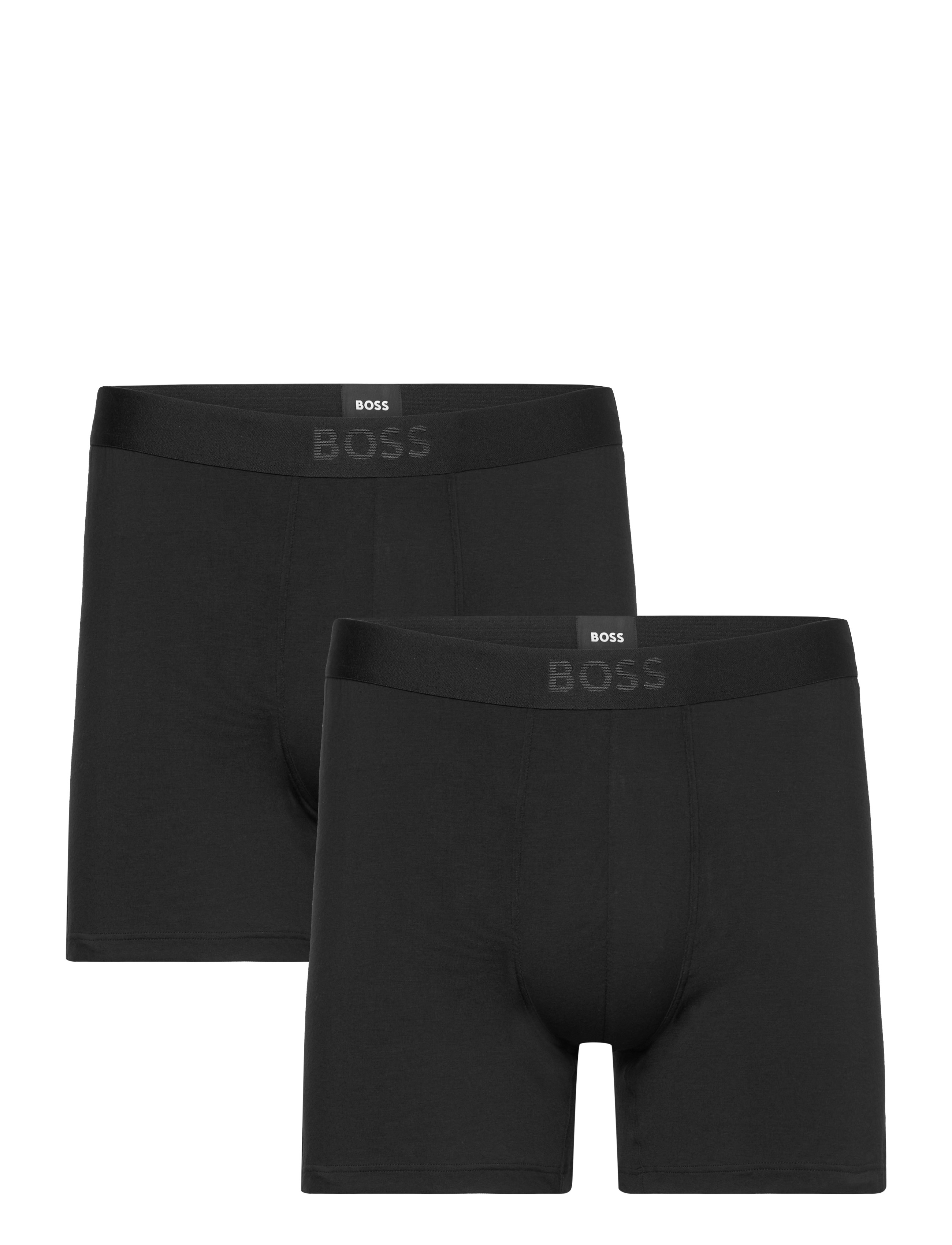 BOSS BoxerBr 2P UltraSoft - Apatinis trikotažas - BLACK / black