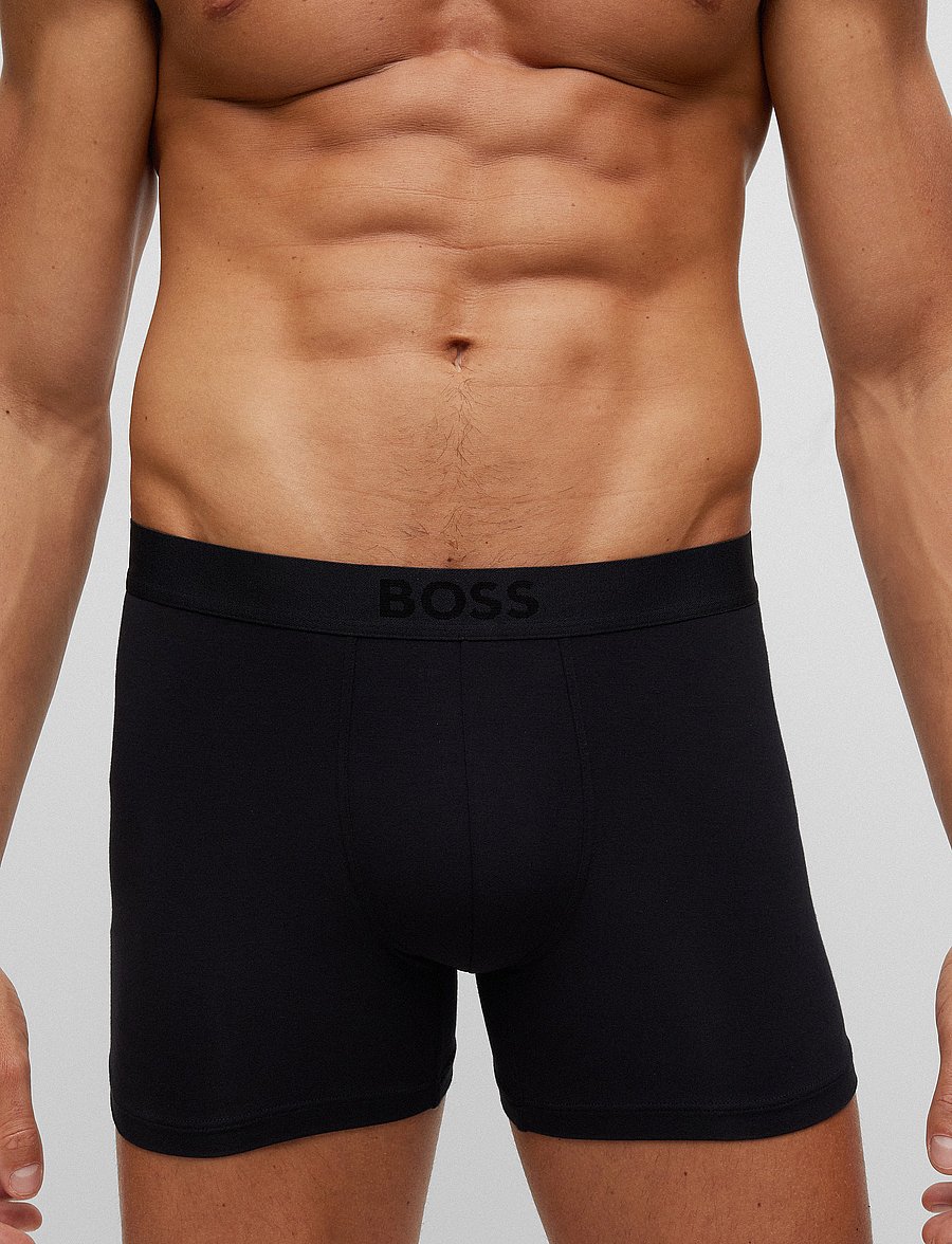 BOSS - BoxerBr 2P UltraSoft - kelnaitės - black - 2