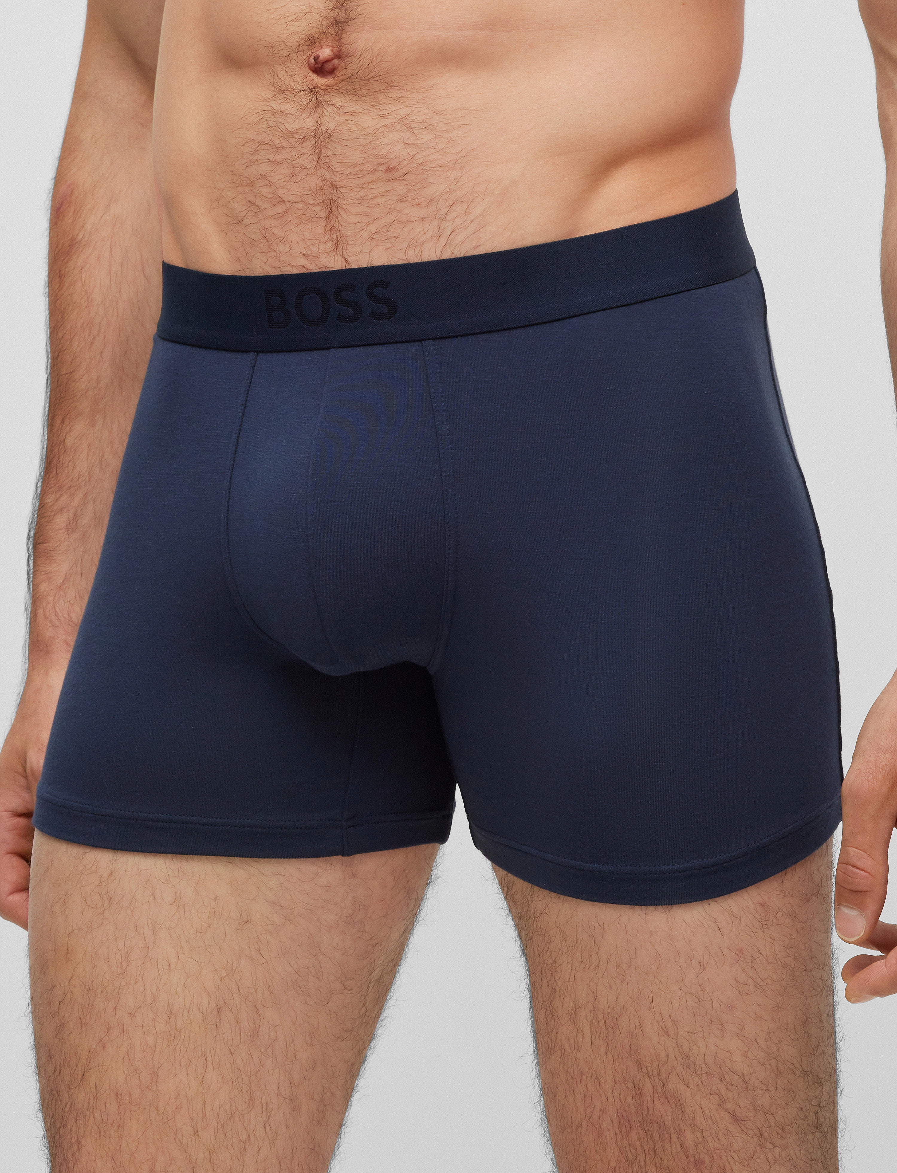 BOSS Boxerbr 2P Ultrasoft, L, Underwear, Marineblau - Boxers, Männerswear