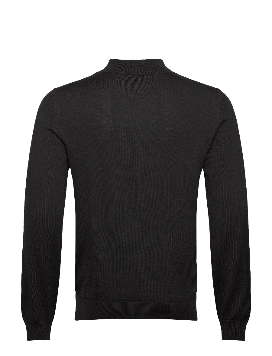 BOSS - Balonso-L - pullover mit durchgehendem reißverschluss - black - 1