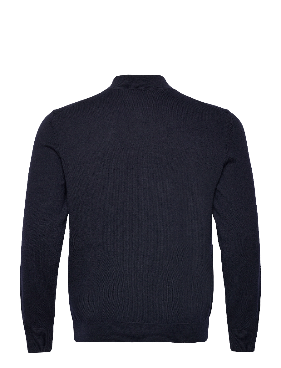 BOSS - Balonso-L - pullover mit durchgehendem reißverschluss - dark blue - 1