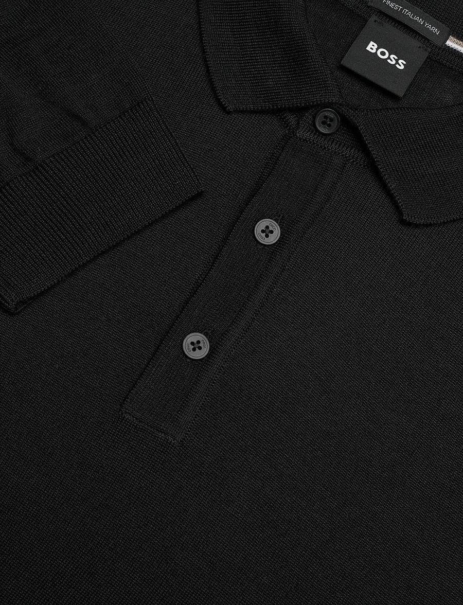 BOSS - Lancione - pikkade varrukatega kootud polod - black - 2