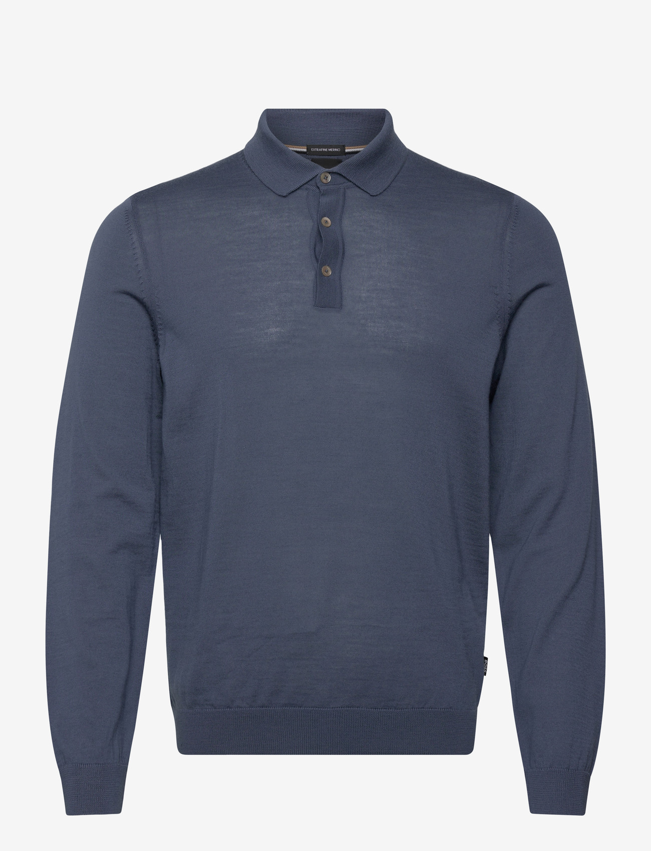 BOSS - Lancione - stickade pikéer - open blue - 0