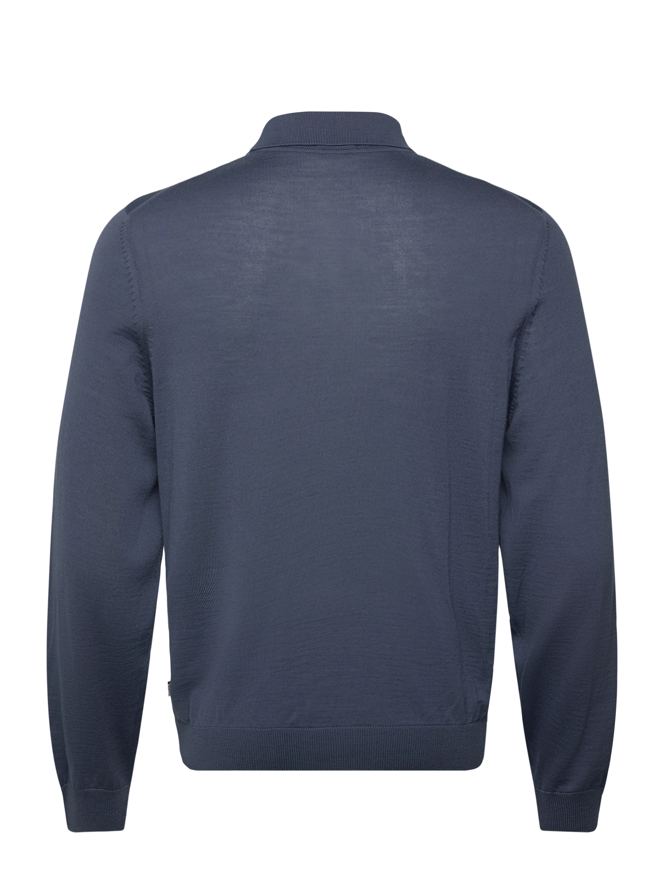 BOSS - Lancione - long-sleeved knitted polos - open blue - 1