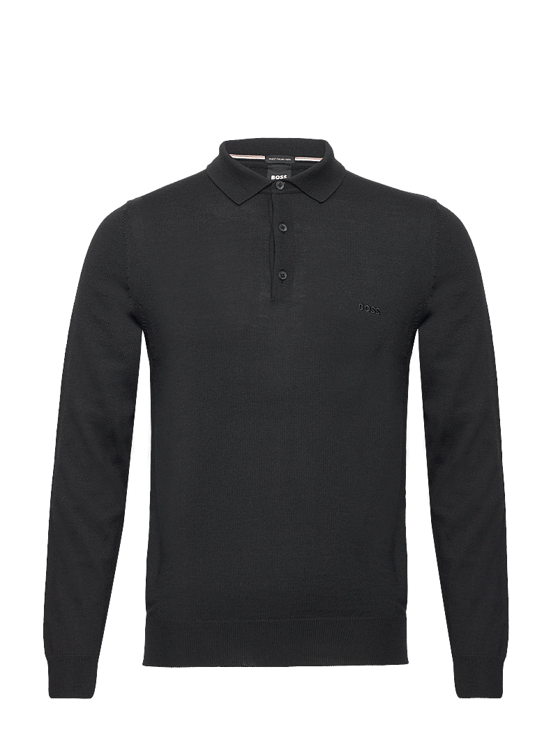 BOSS - Bono-L - stickade pikéer - black - 0