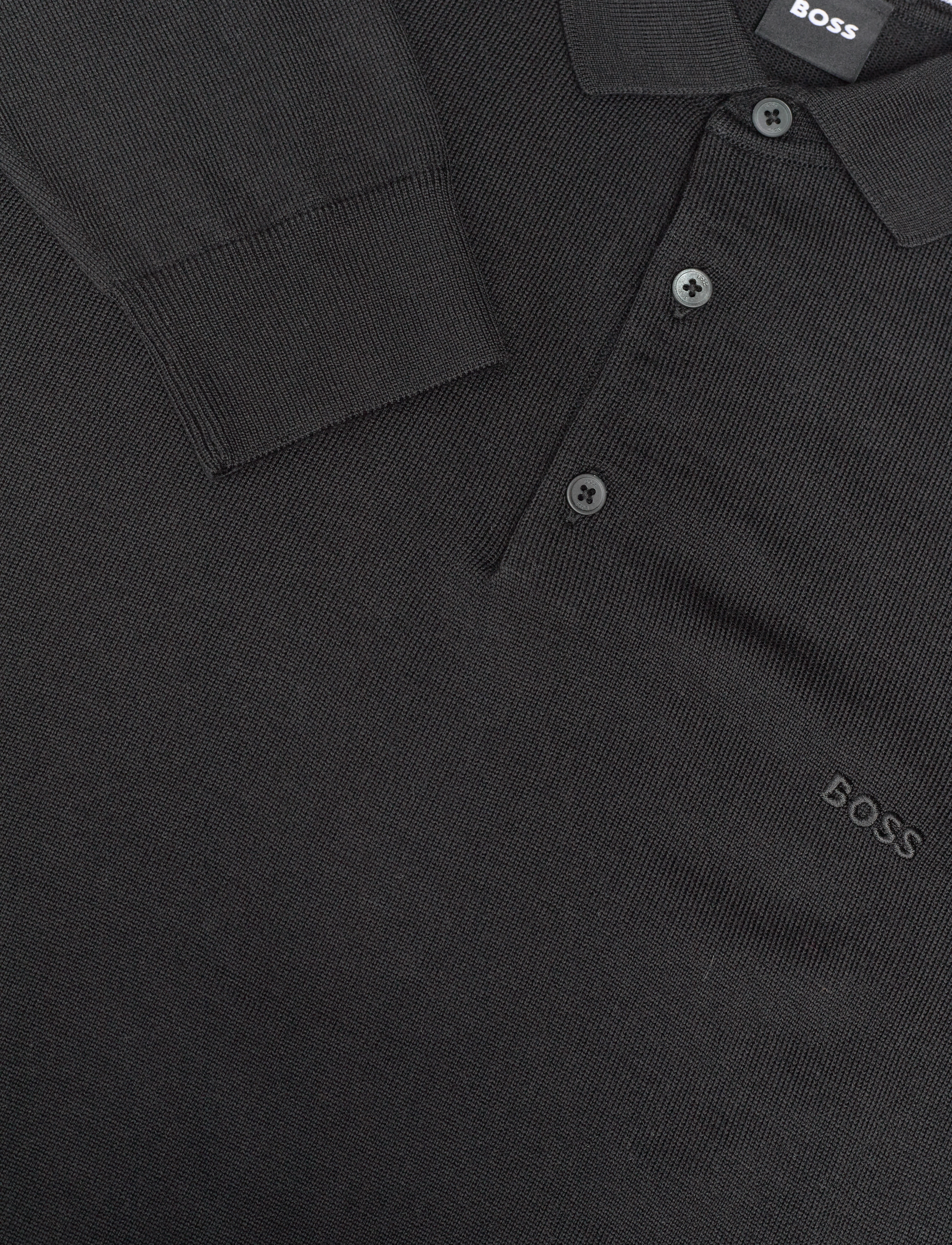 BOSS - Bono-L - kootud polosärgid - black - 3