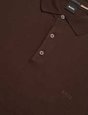 BOSS - Bono-L - kootud polosärgid - dark brown - 2