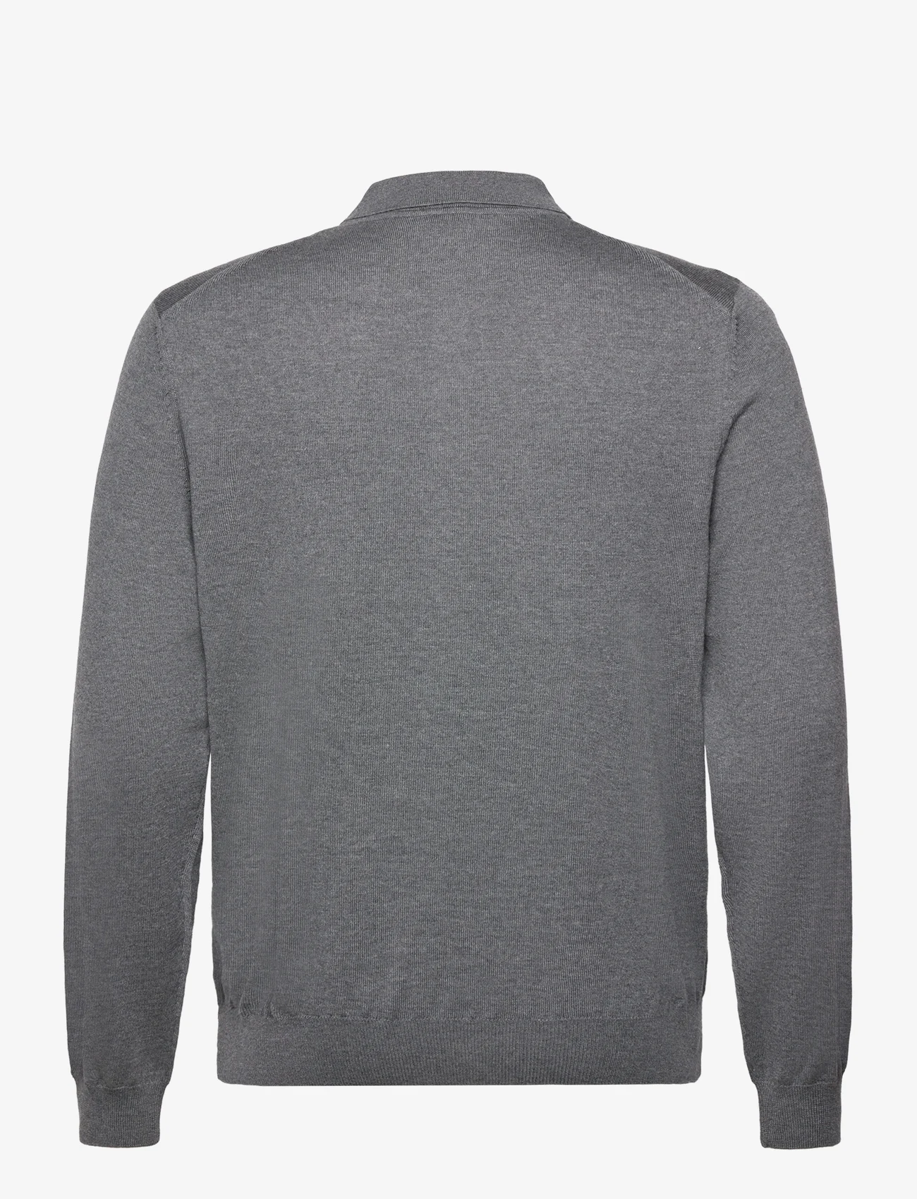 BOSS - Bono-L - knitted polos - medium grey - 1