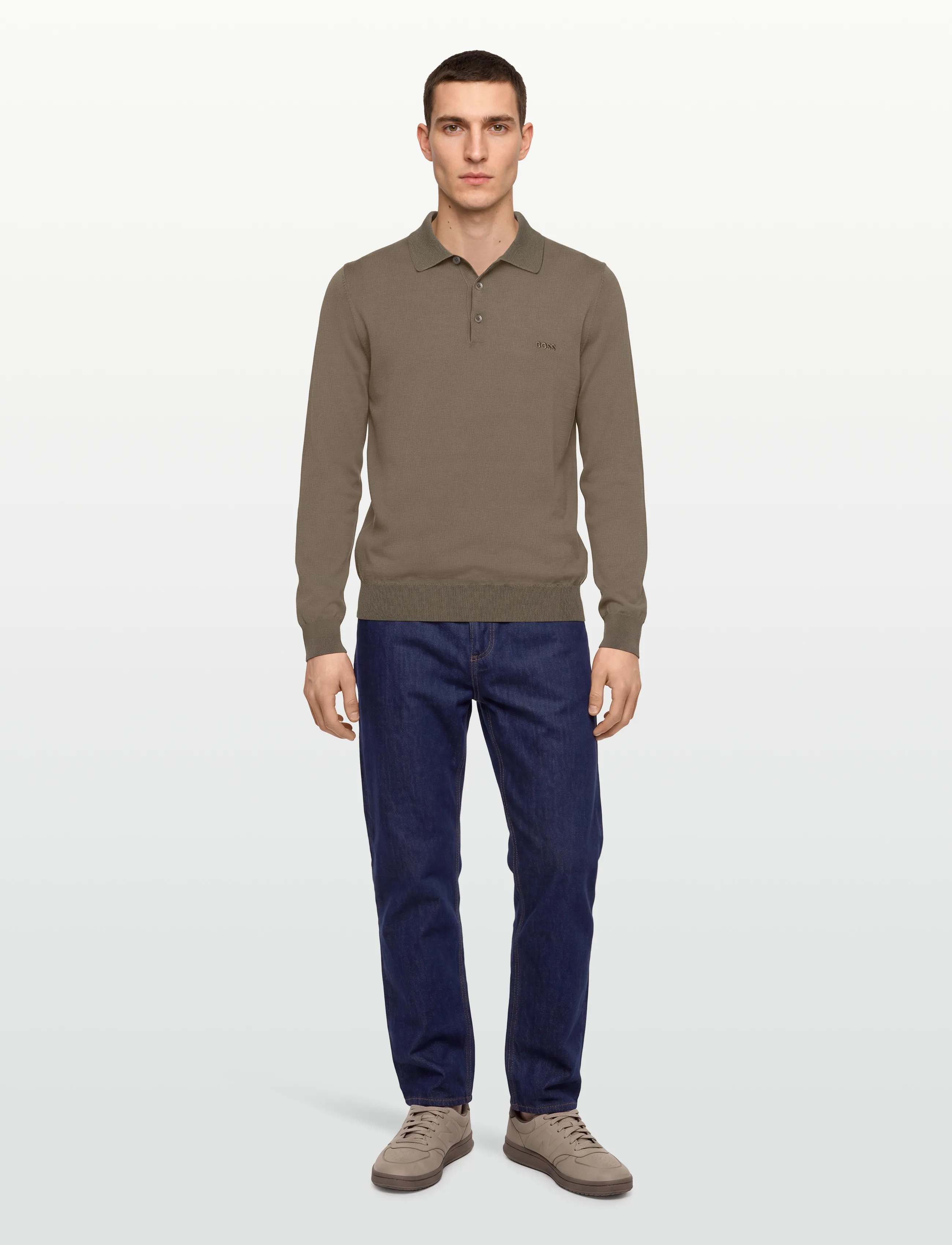 BOSS Bono-L - Kleidung - OPEN BROWN / khaki/green