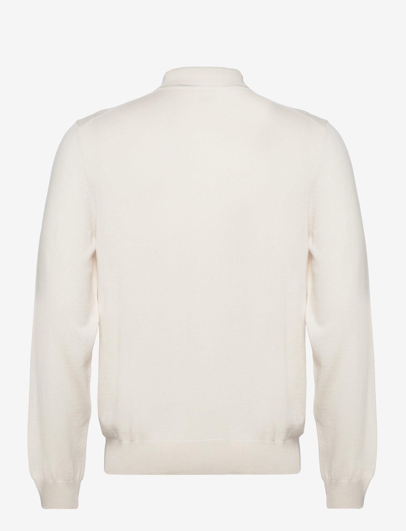 BOSS - Bono-L - langärmelige gestrickte polohemden - open white - 1