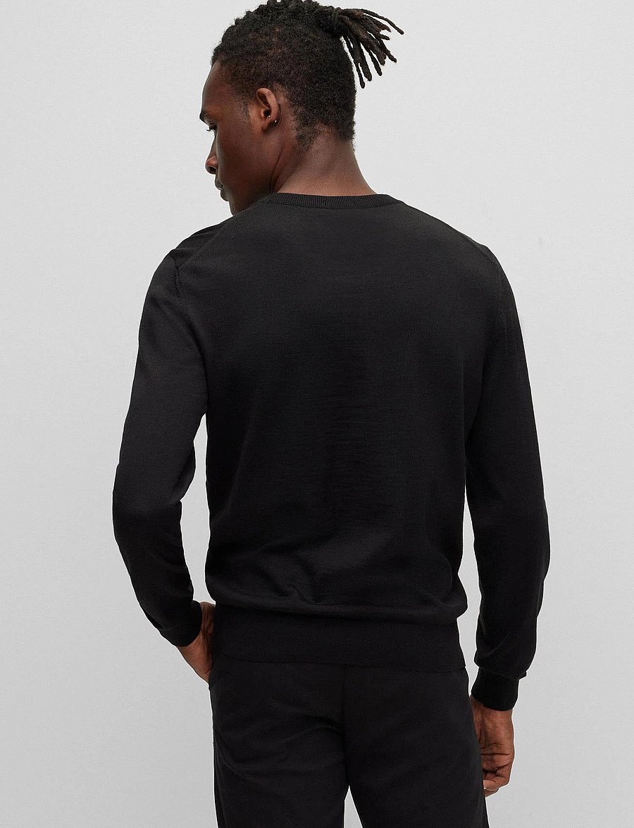 BOSS - Baram-L - v-ausschnitt - black - 5