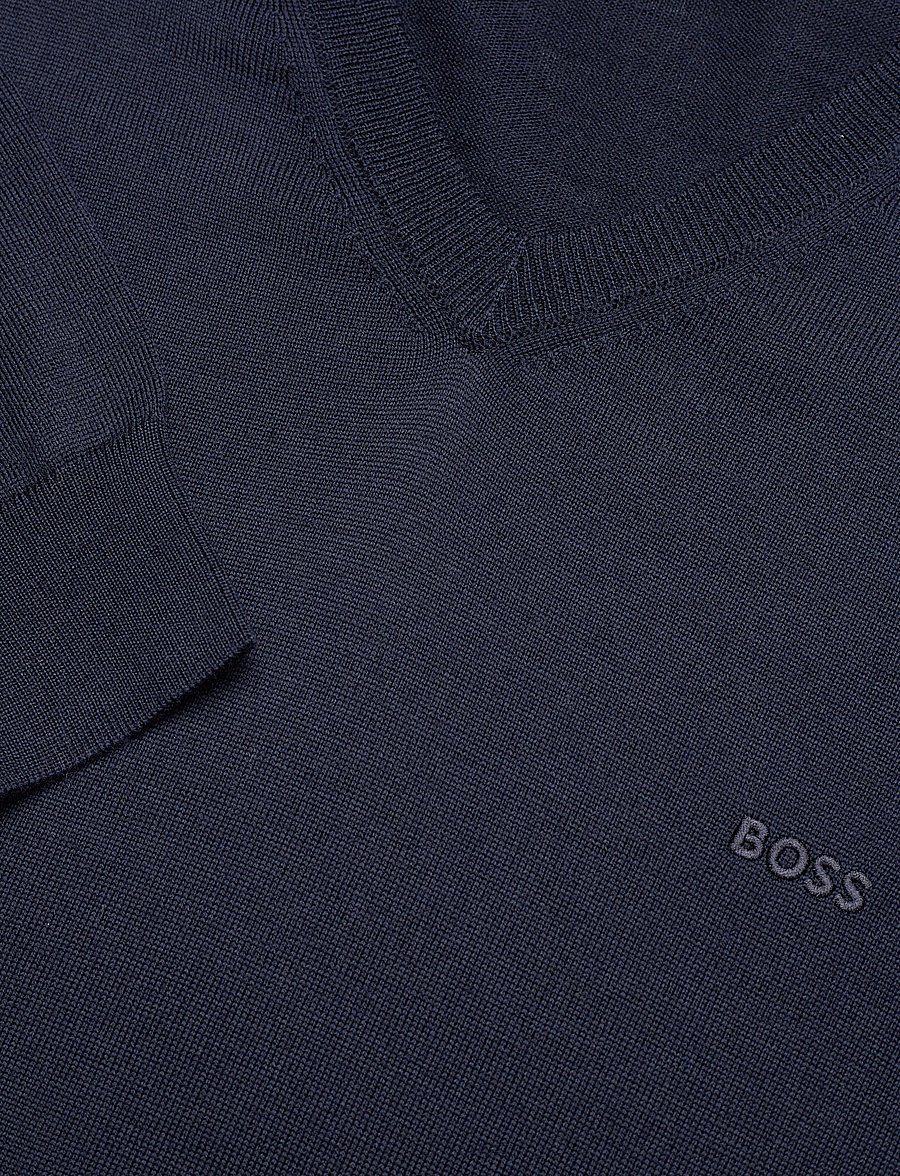 BOSS - Baram-L - v-ausschnitt - dark blue - 3