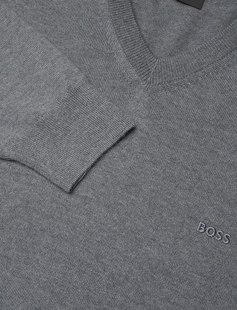 BOSS - Baram-L - v-hals - medium grey - 2