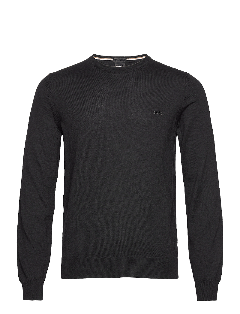 BOSS - Botto-L - Ümmarguse kaelusega kudumid - black - 0