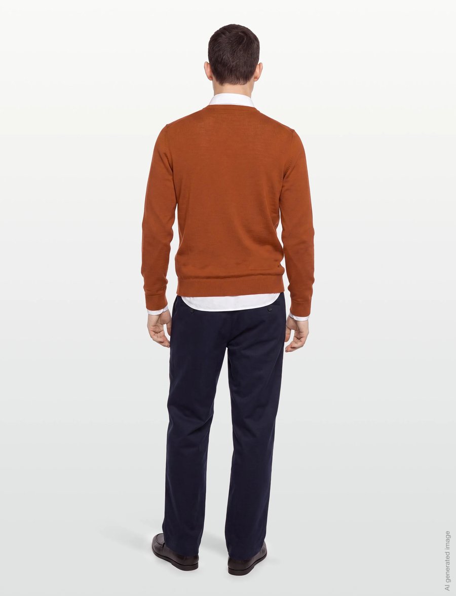 BOSS - Botto-L - rundhalsad - dark orange - 4