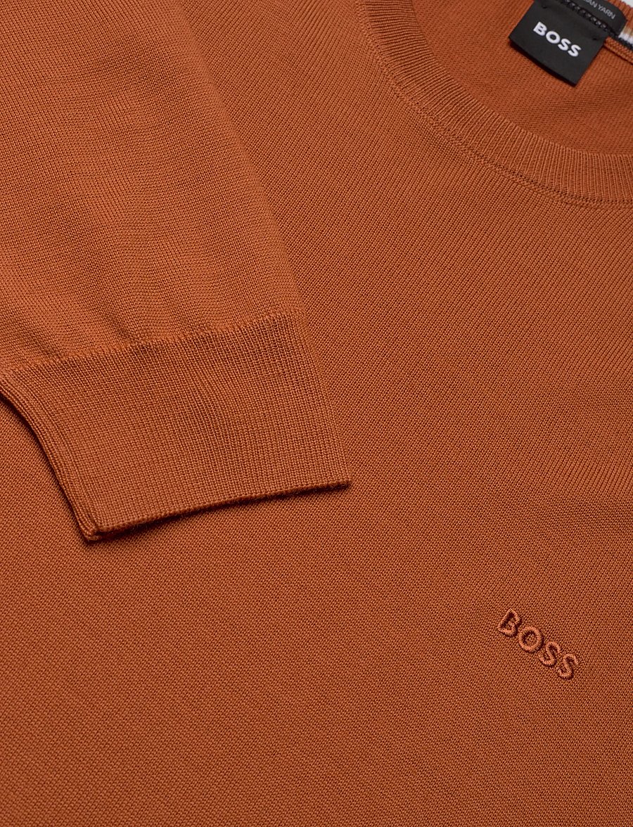 BOSS - Botto-L - rund hals - dark orange - 2