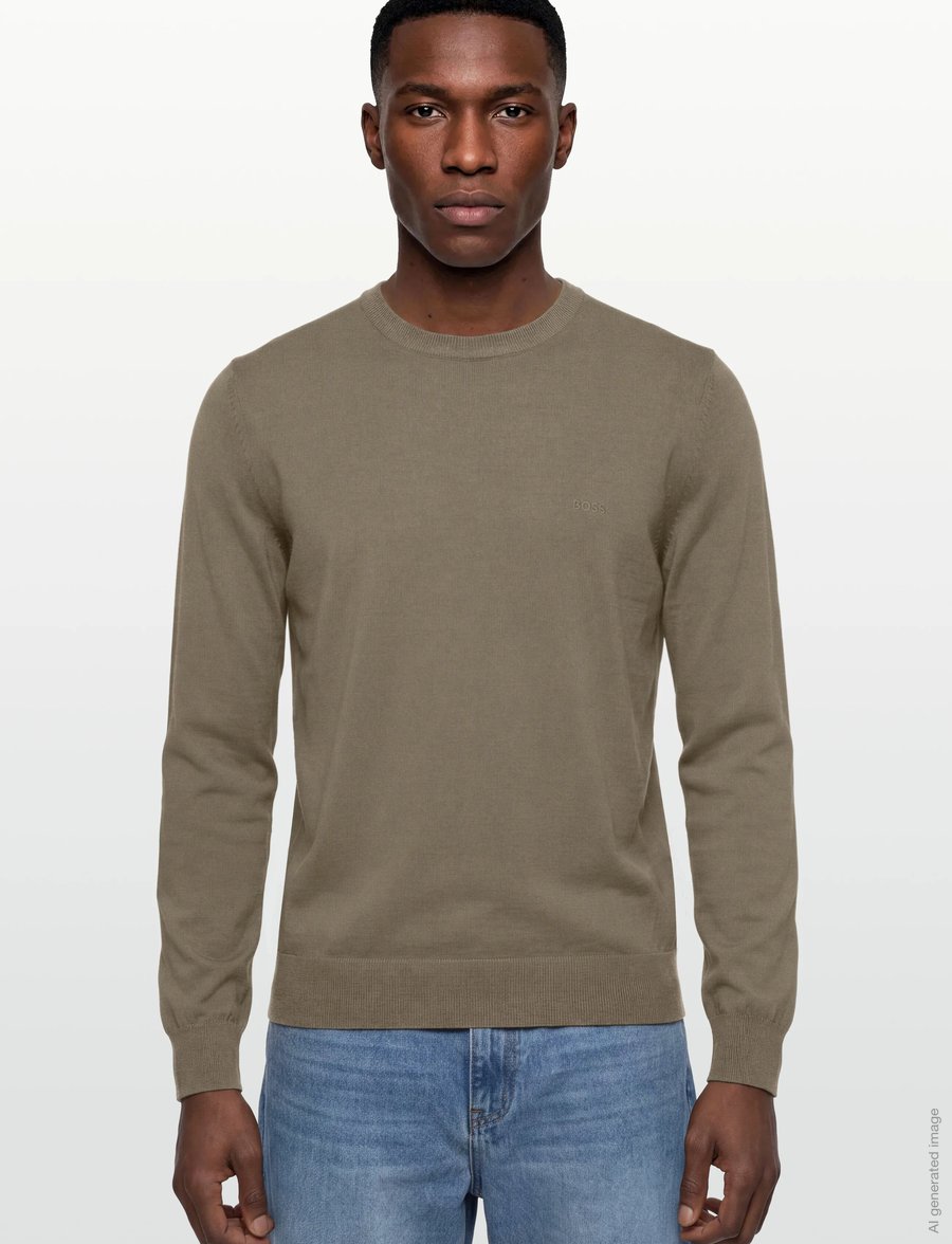 BOSS - Botto-L - rundhals - open brown - 3