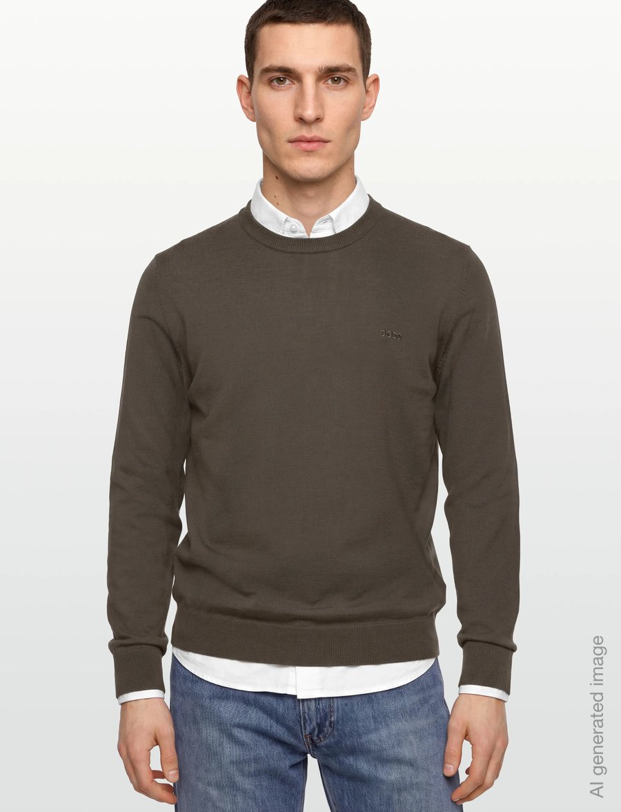 BOSS - Botto-L - rundhalsad - open green - 3