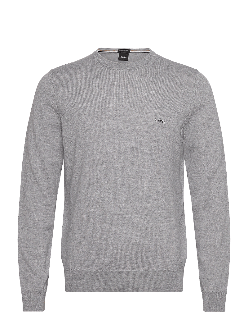 BOSS - Botto-L - Ümmarguse kaelusega kudumid - open grey - 0