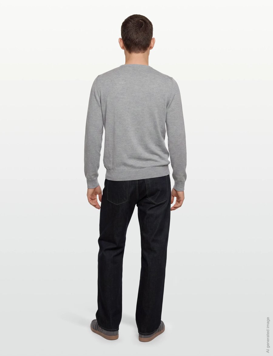 BOSS - Botto-L - rundhals - open grey - 4